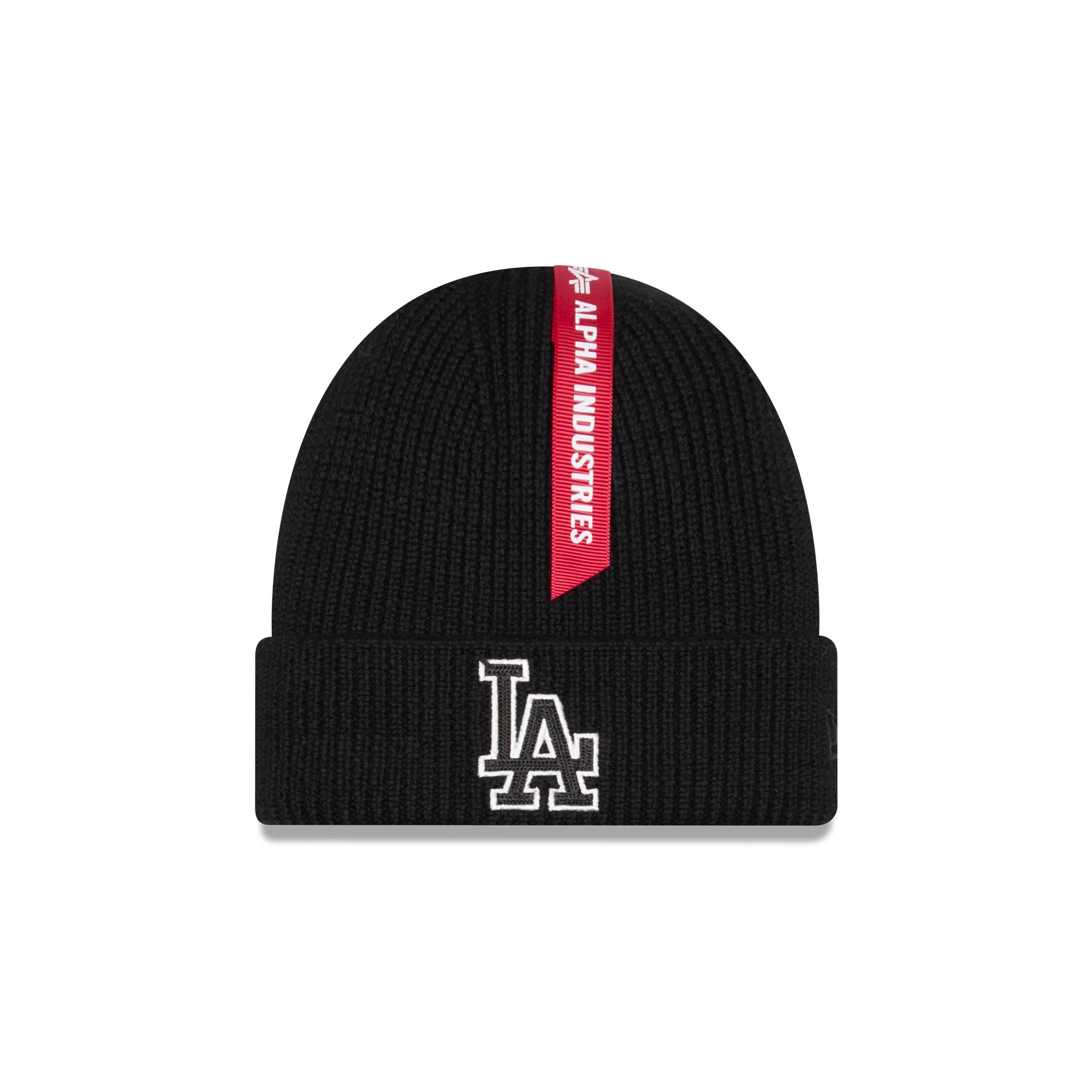 new era Alpha Industries Black Cuff Knit