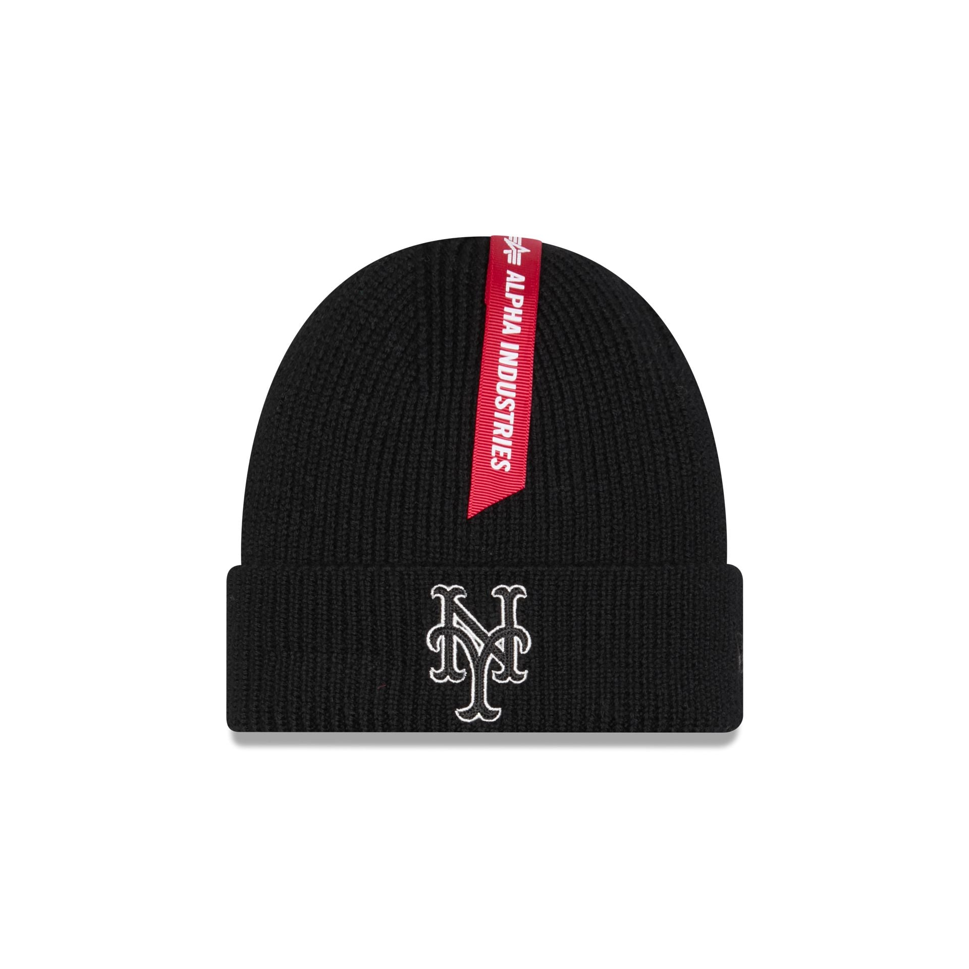 new era Alpha Industries Black Cuff Knit