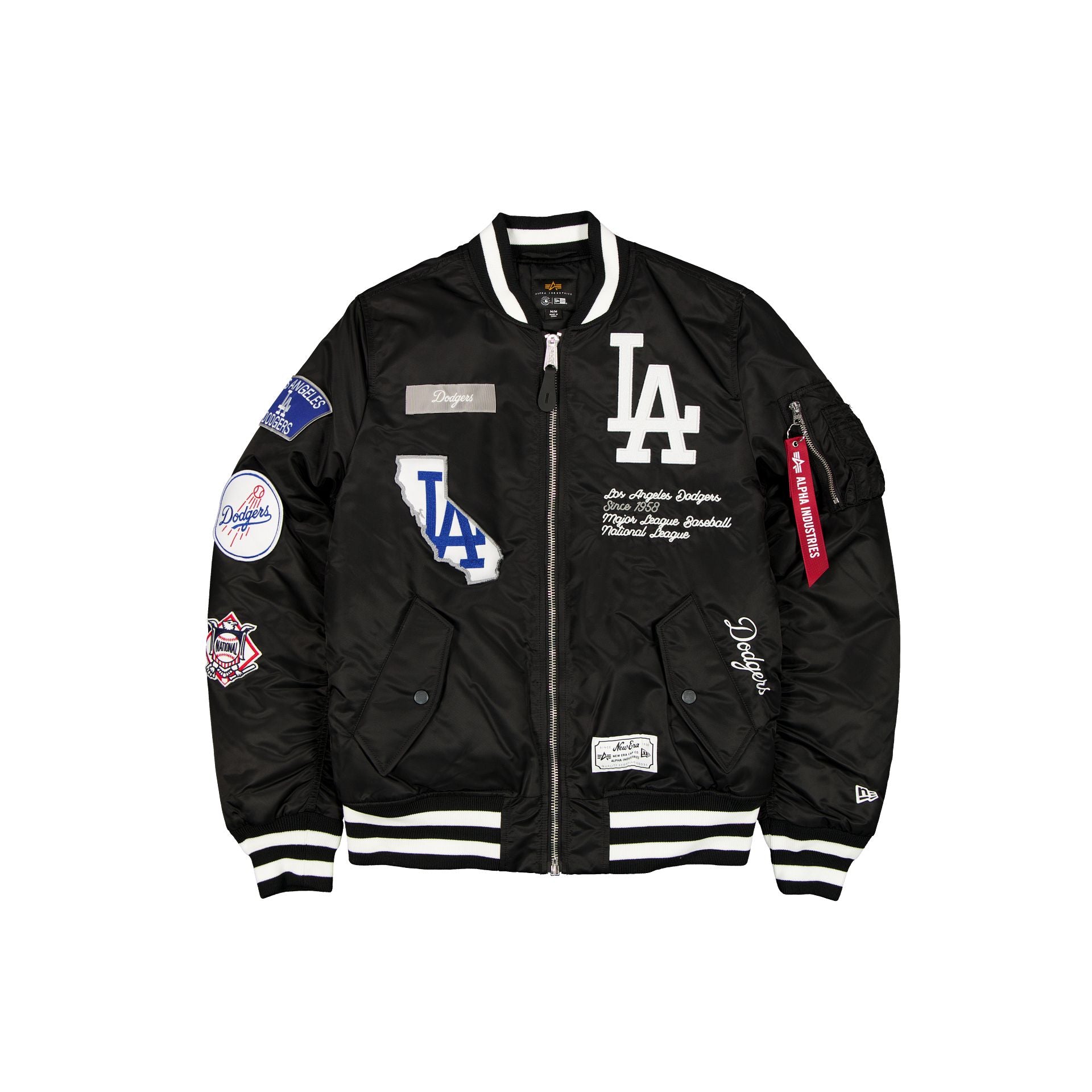 new era Alpha Industries Black MA-1 Bomber Jacket