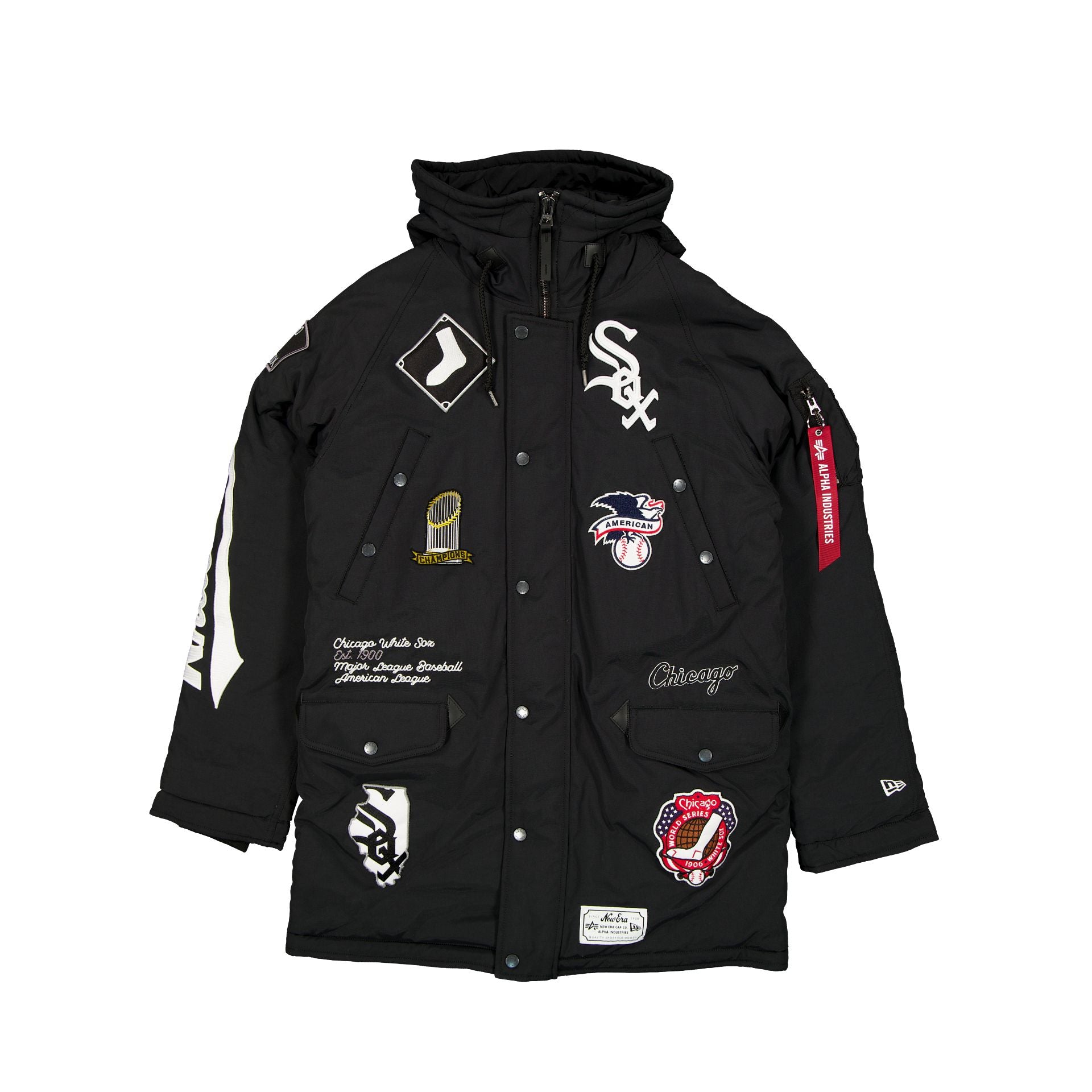 new era Alpha Industries Black N-3B Parka Jacket