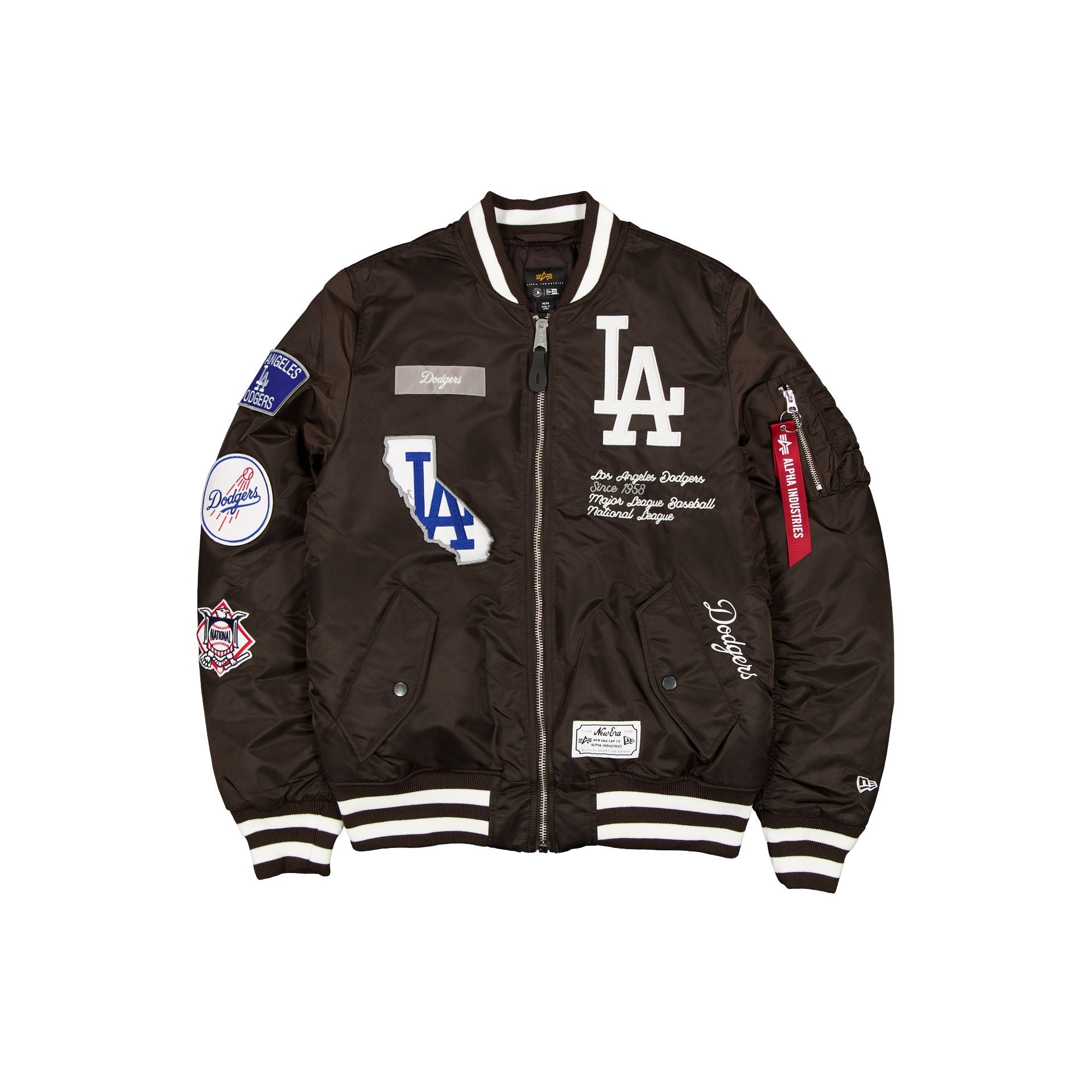 new era Alpha Industries Brown MA-1 Bomber Jacket
