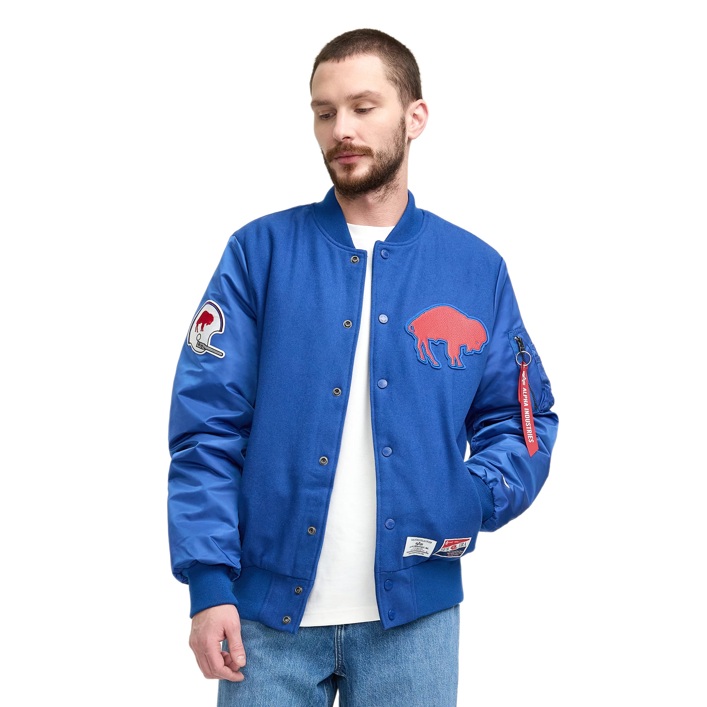 New Era Alpha Industries MA-1 Wool Varsity Jacket