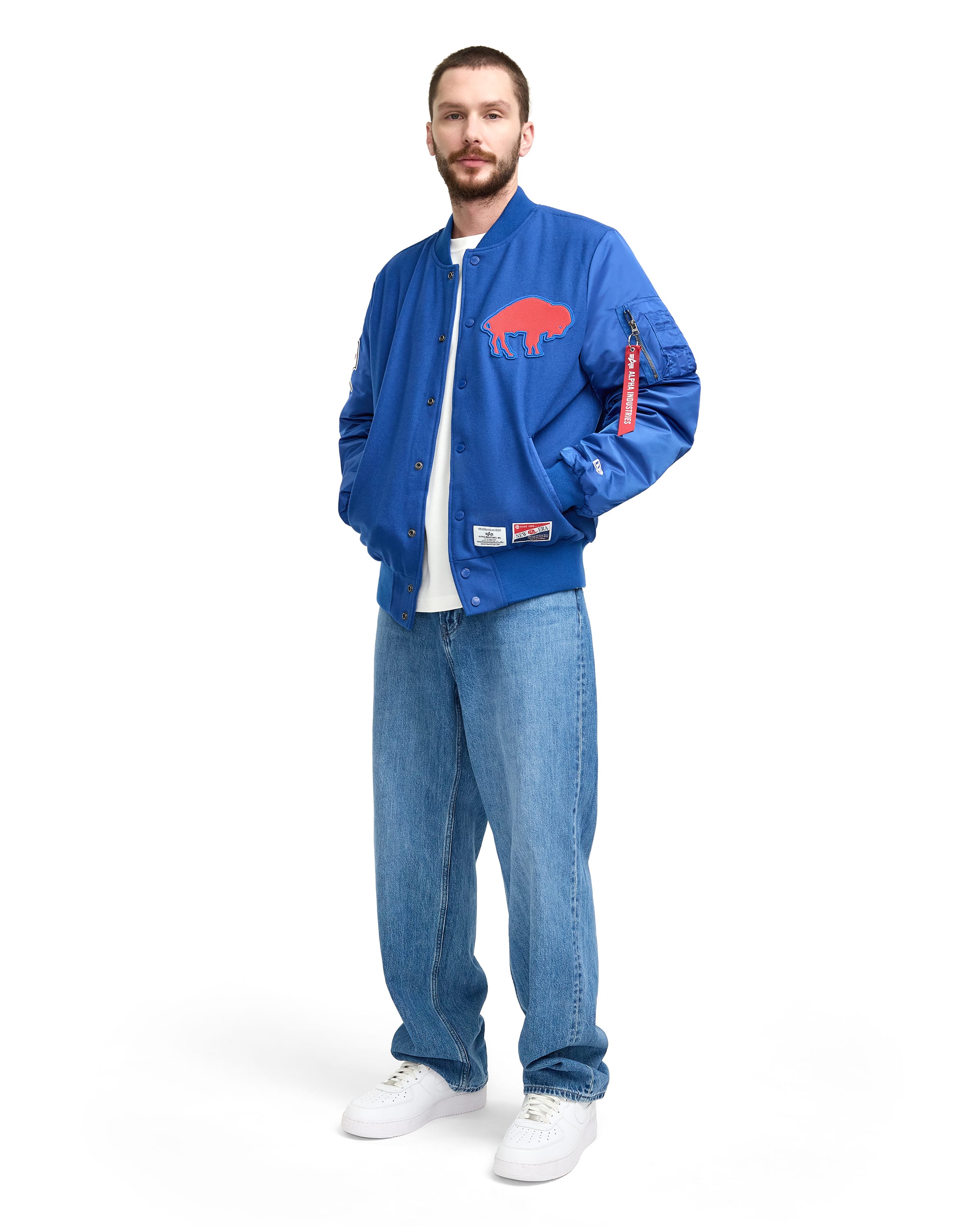 New Era Alpha Industries MA-1 Wool Varsity Jacket