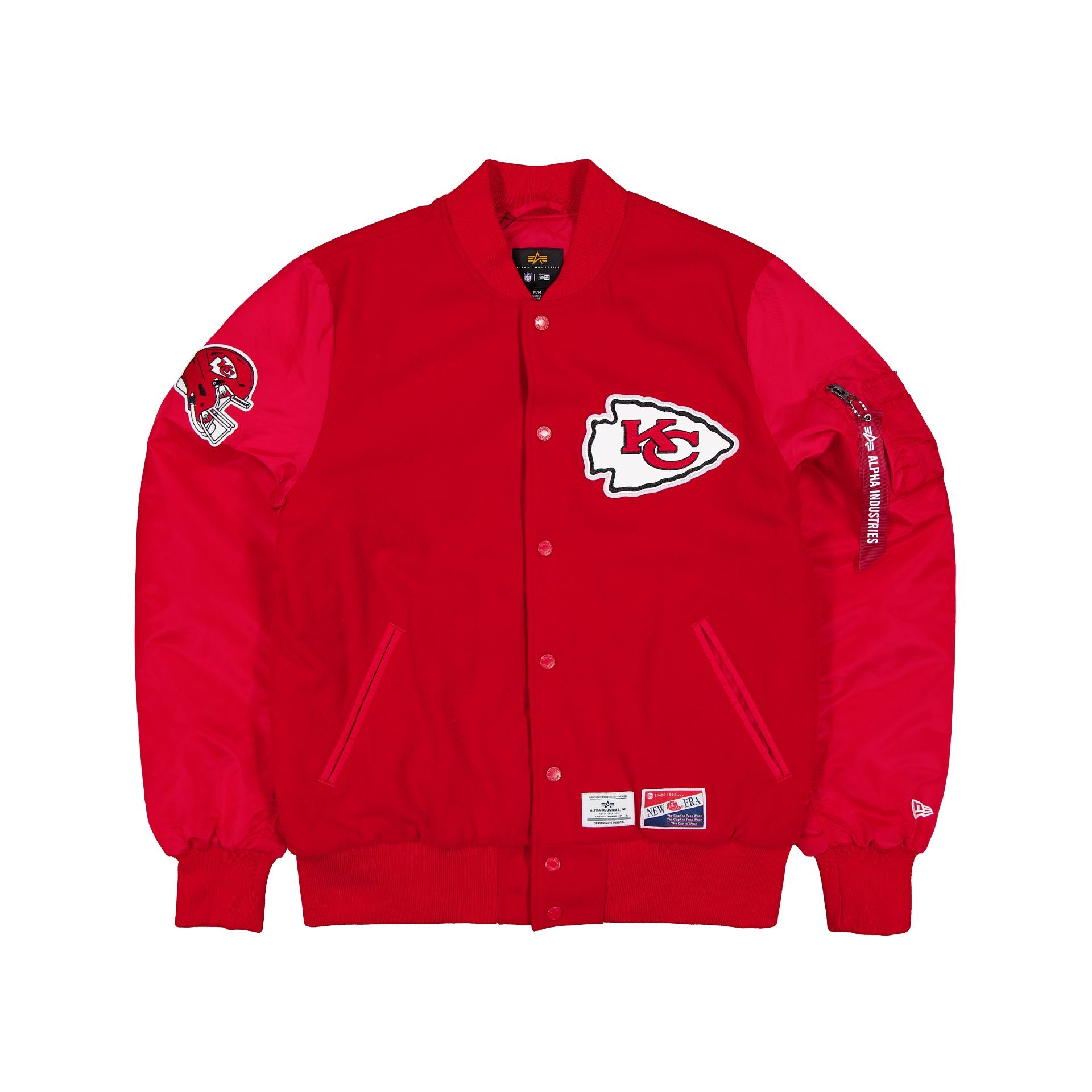 new era Alpha Industries MA-1 Wool Varsity Jacket