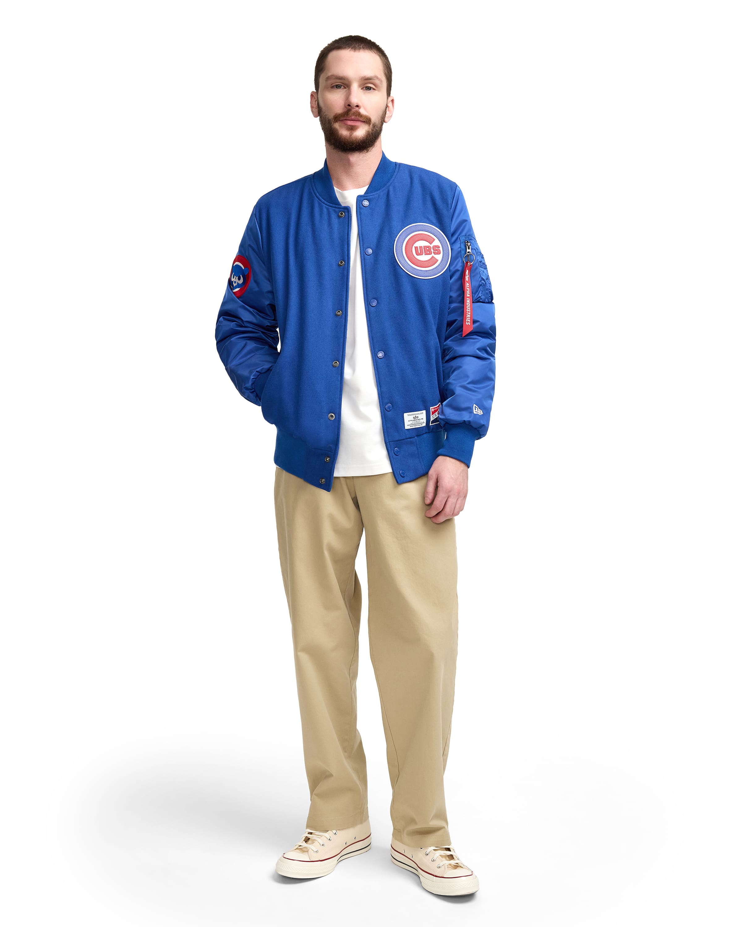 New Era Alpha Industries MA-1 Wool Varsity Jacket