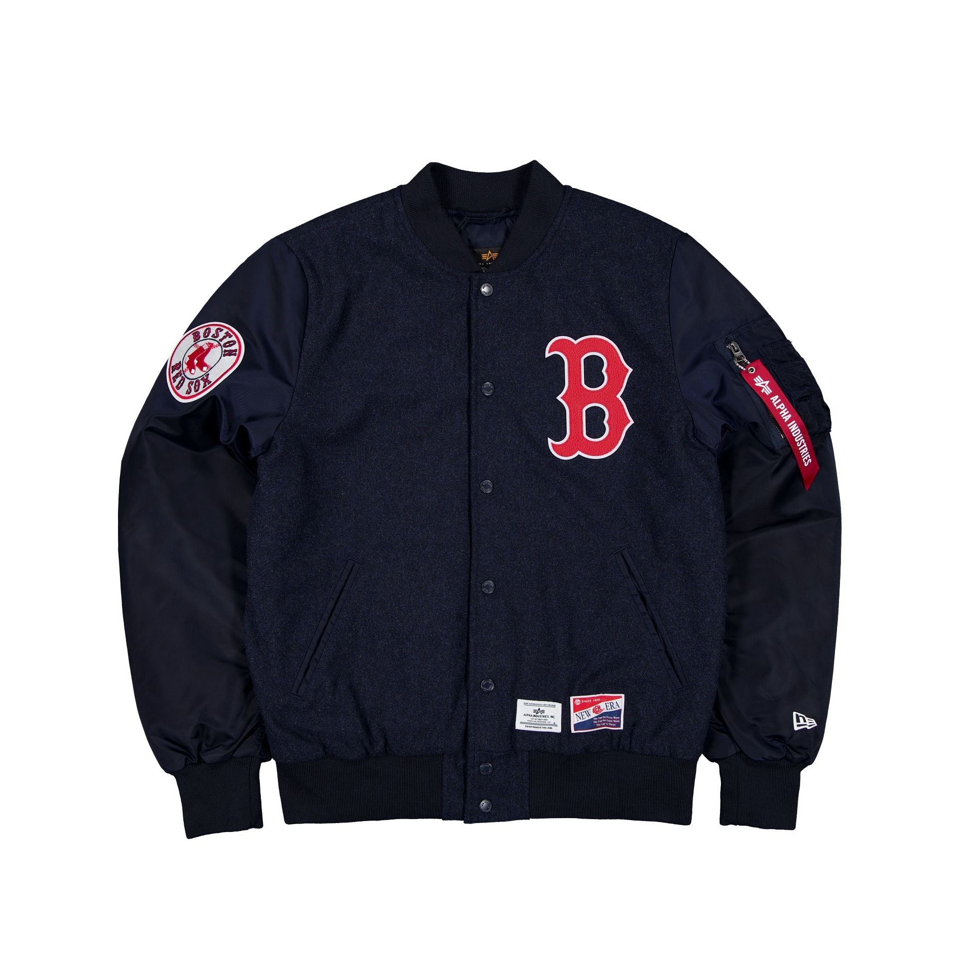 new era Alpha Industries MA-1 Wool Varsity Jacket