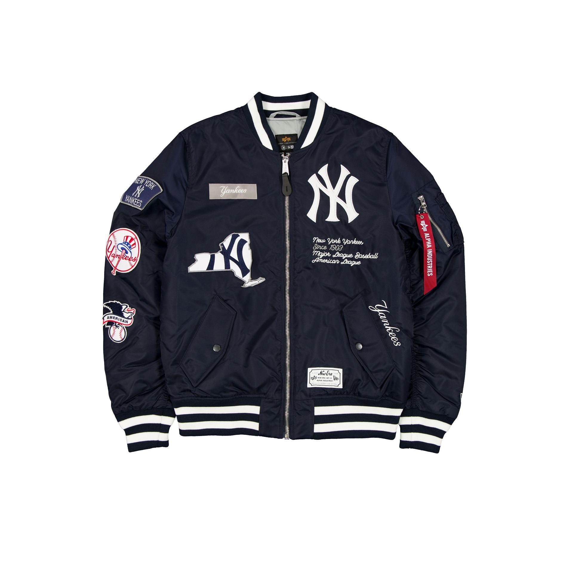 new era Alpha Industries Navy MA-1 Bomber Jacket