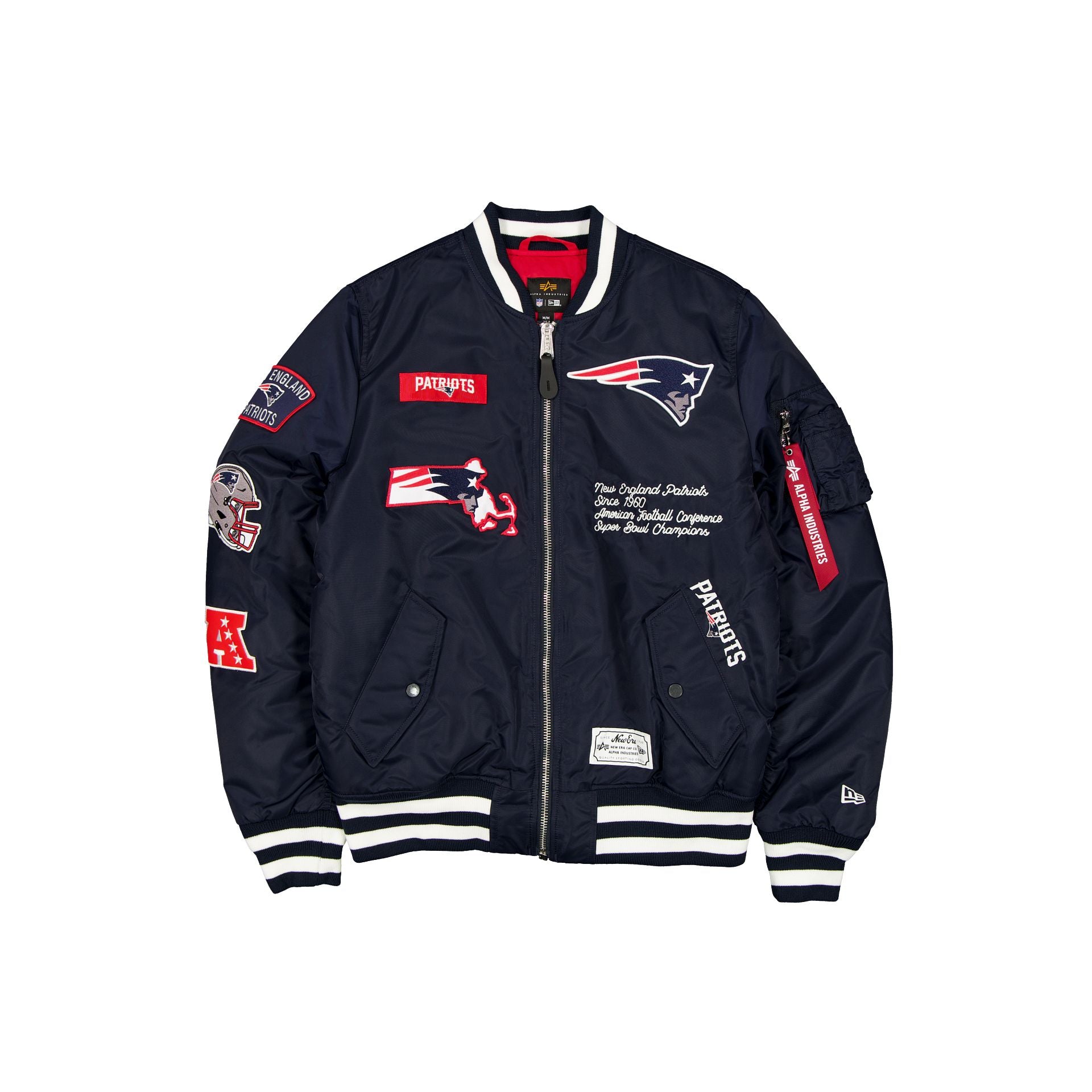 new era Alpha Industries Navy MA-1 Bomber Jacket
