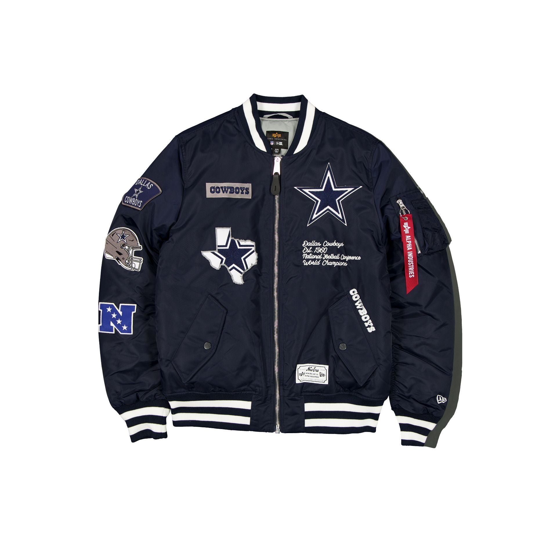 new era Alpha Industries Navy MA-1 Bomber Jacket