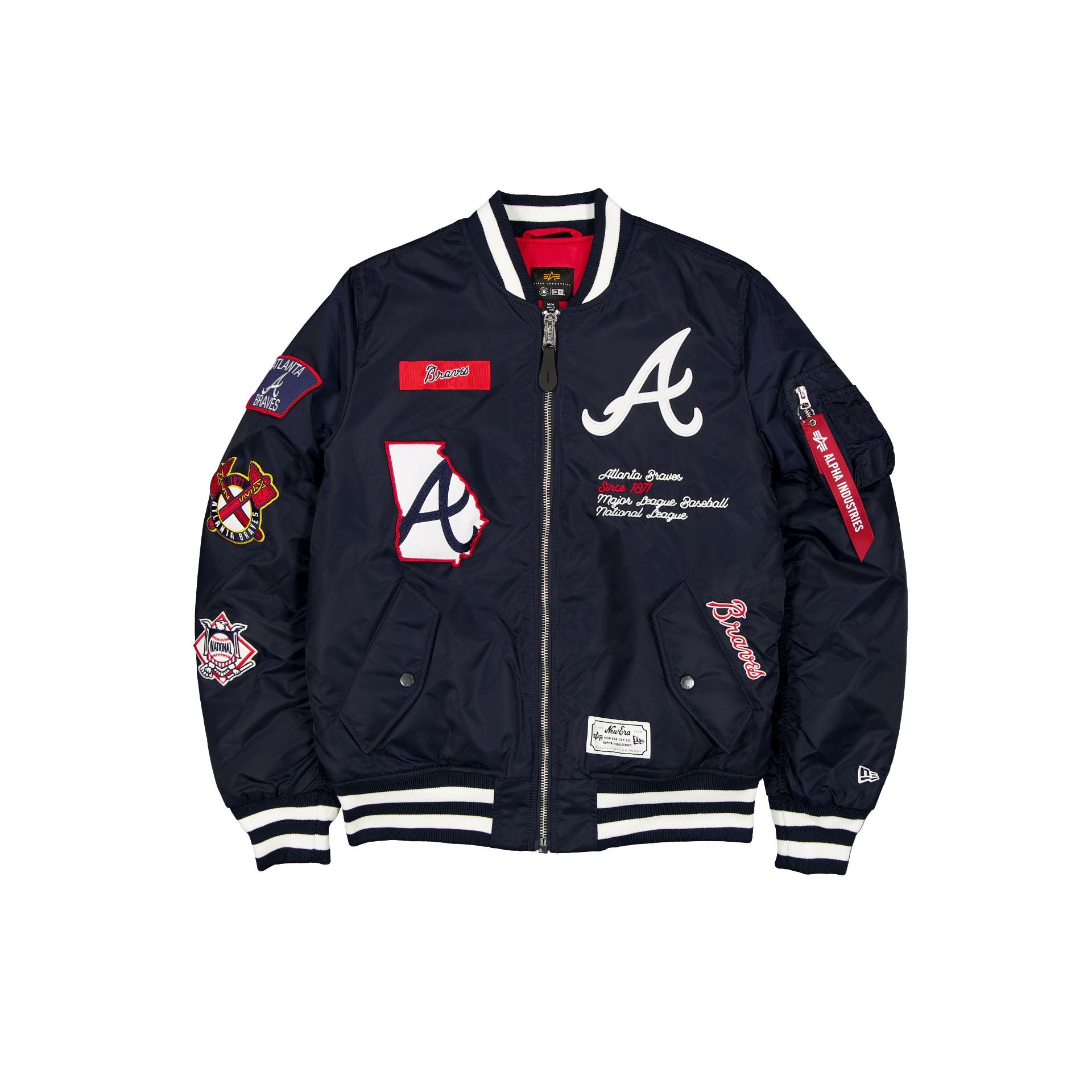 new era Alpha Industries Navy MA-1 Bomber Jacket