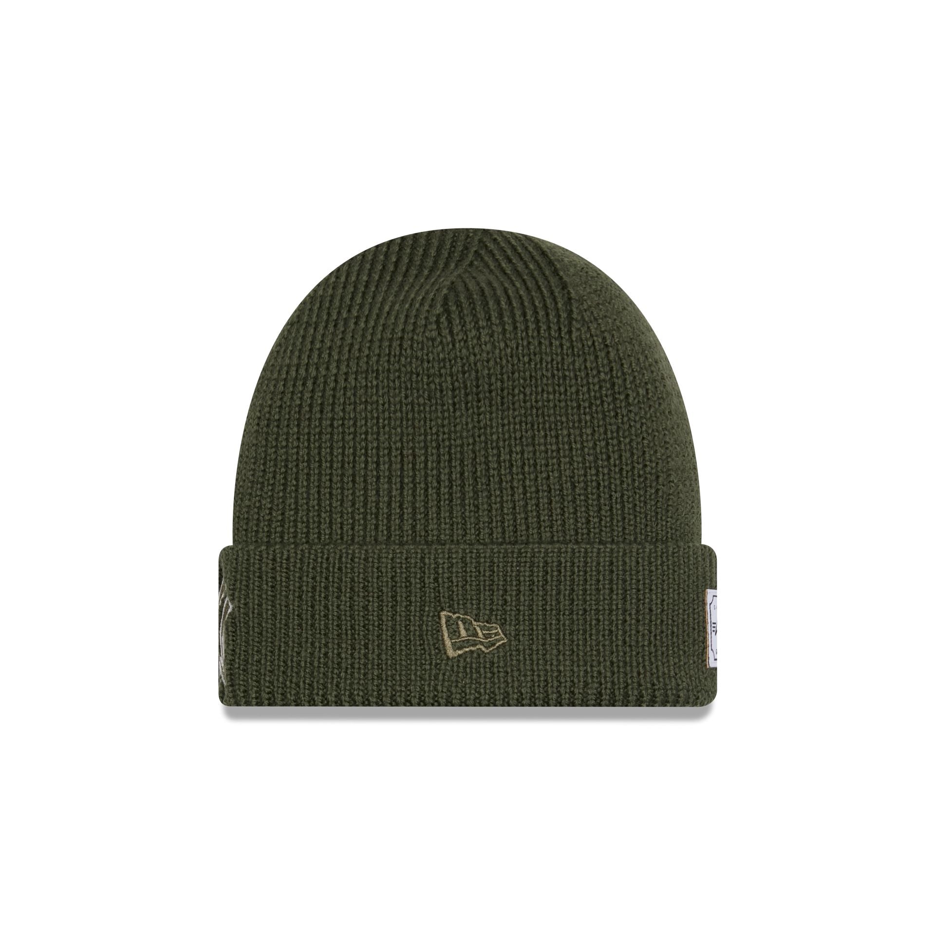 New Era Alpha Industries Olive Green Cuff Knit