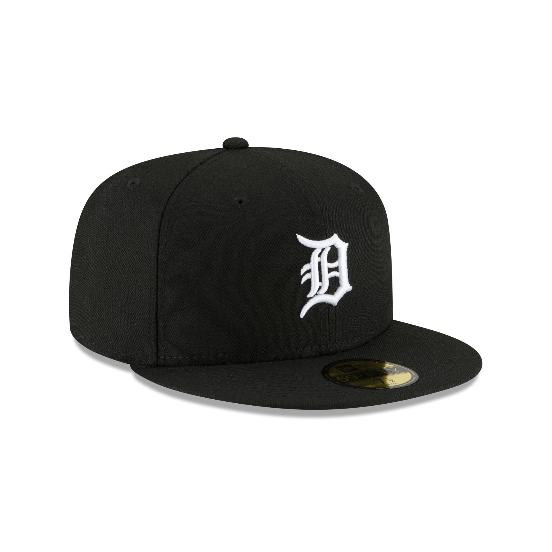 New Era Basic Black And White 59FIFTY Fitted Hat