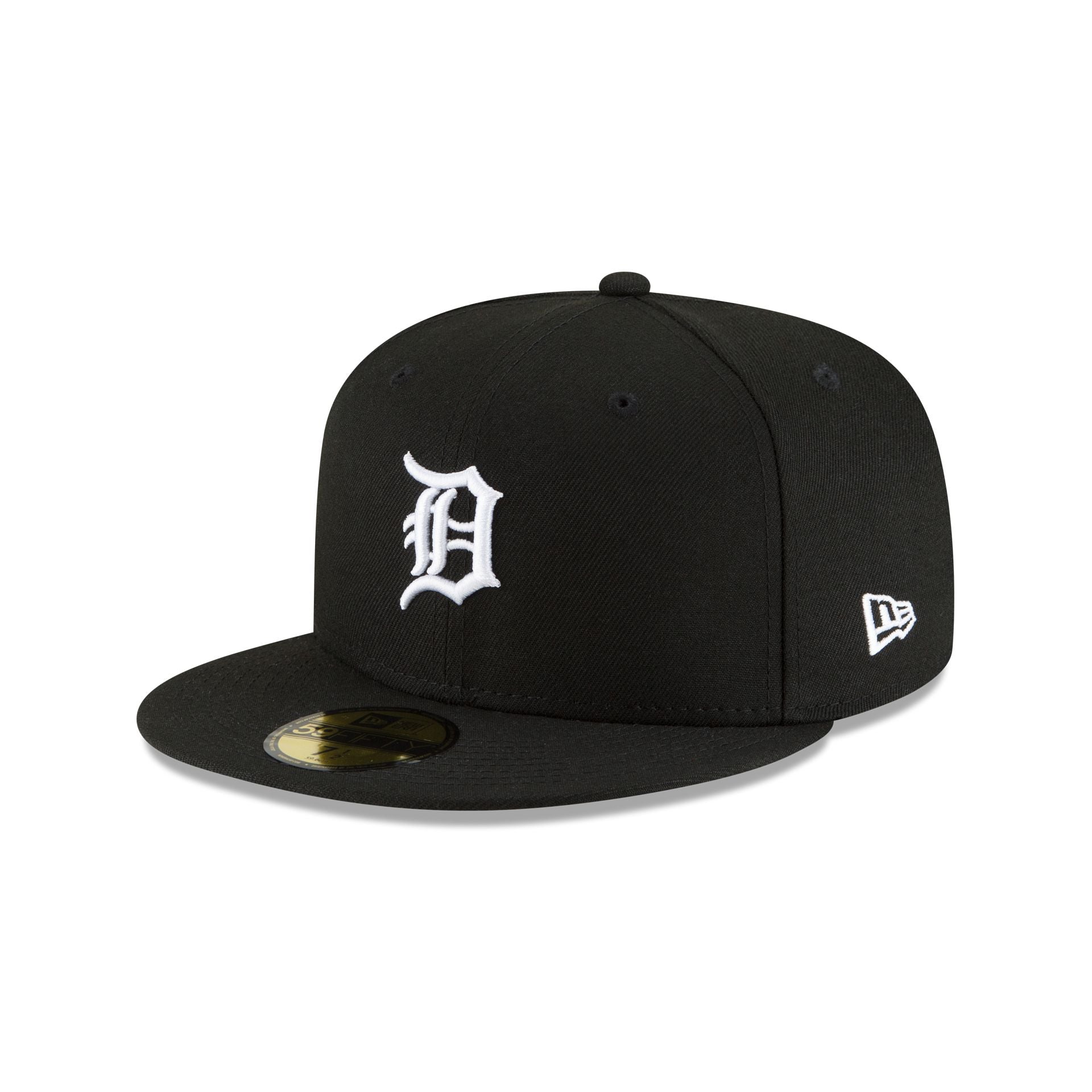 new era Basic Black and White 59FIFTY Fitted Hat