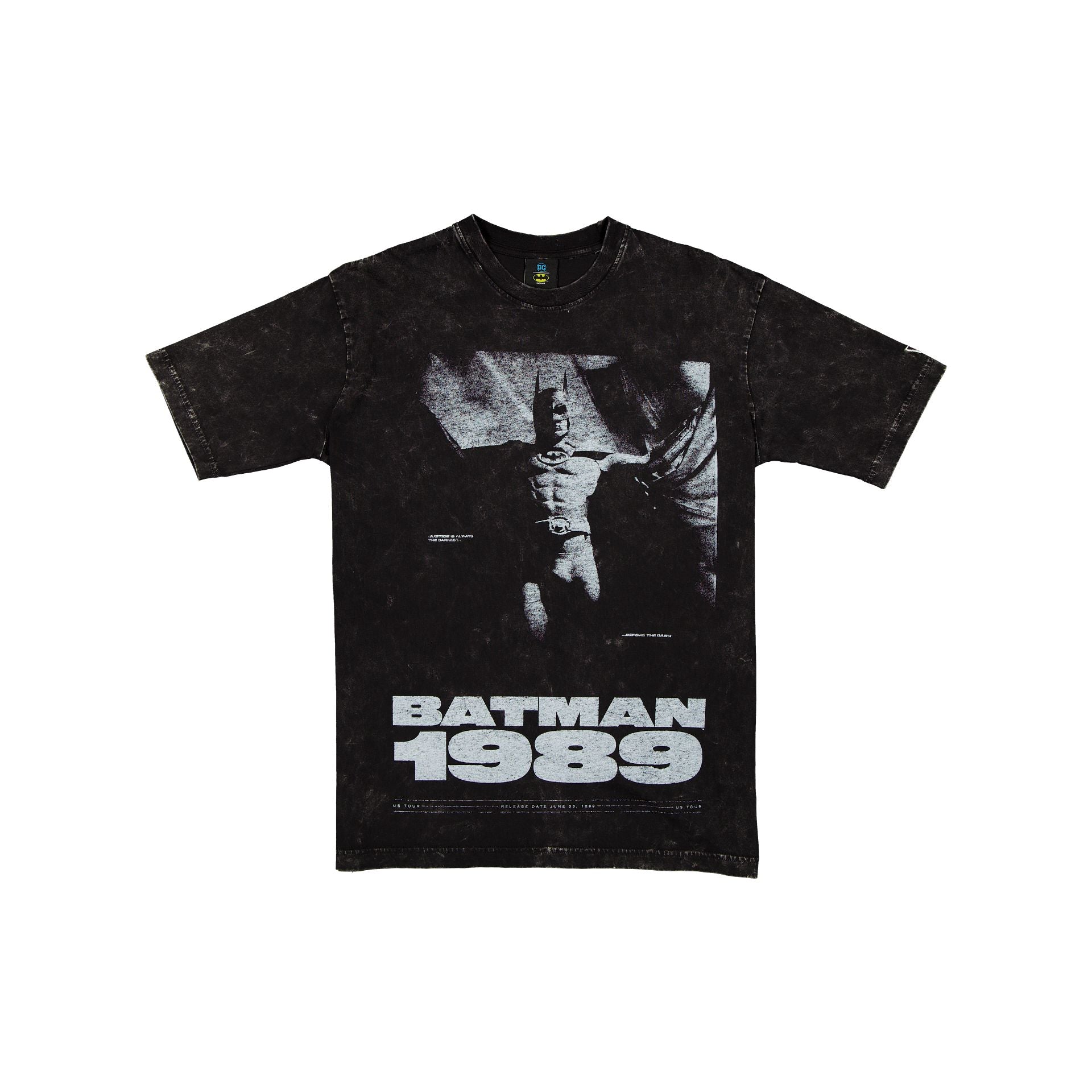 new era Batman Acid Washed 1989 T-Shirt