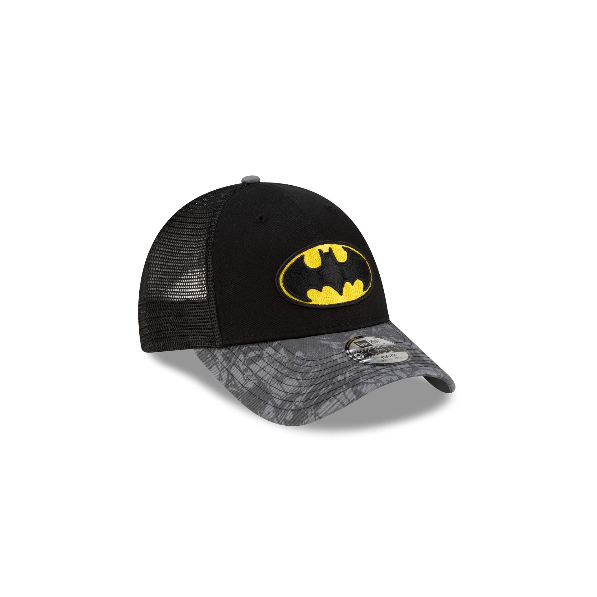 New Era Batman Kids Black 9FORTY Trucker
