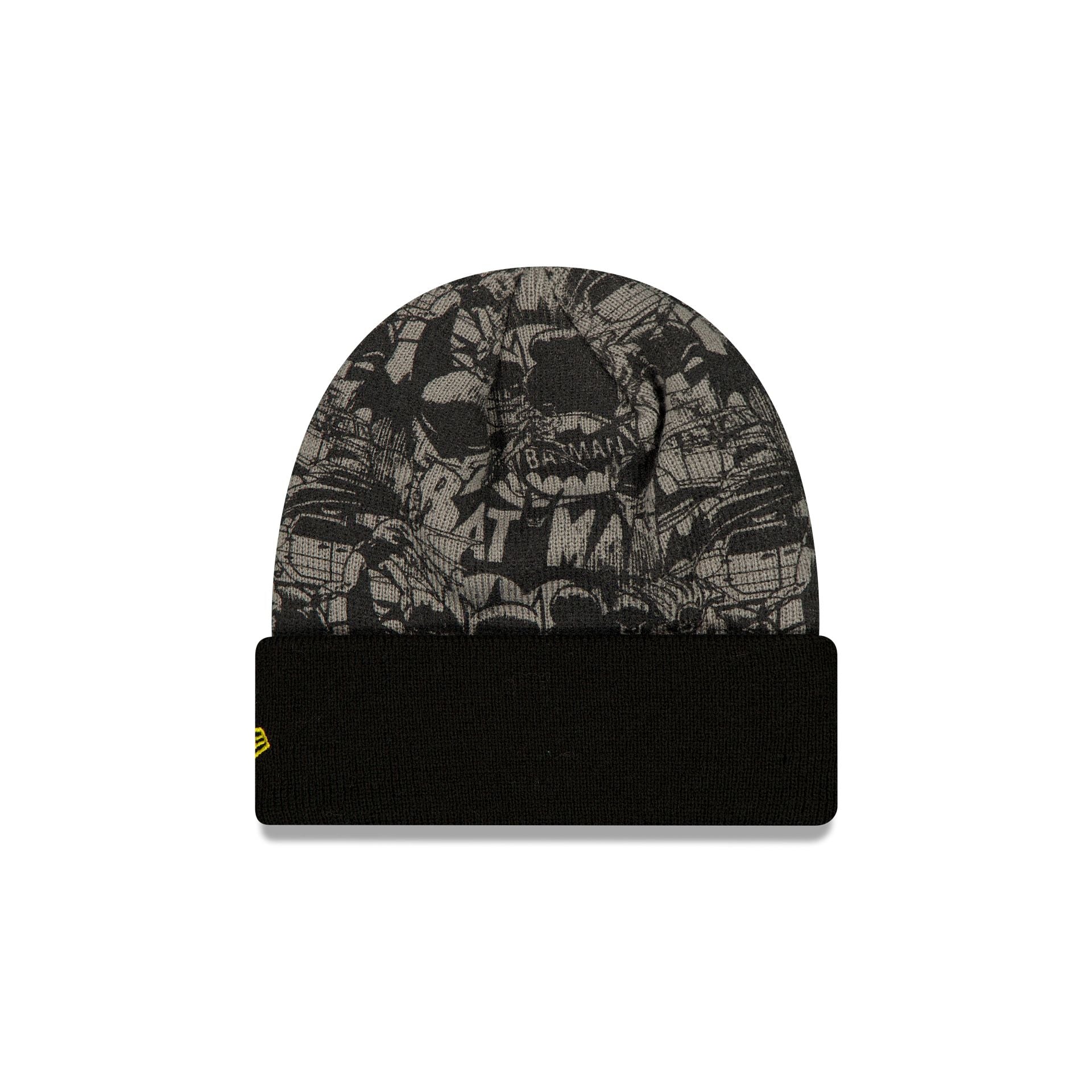 New Era Batman Kids Black Cuff Knit