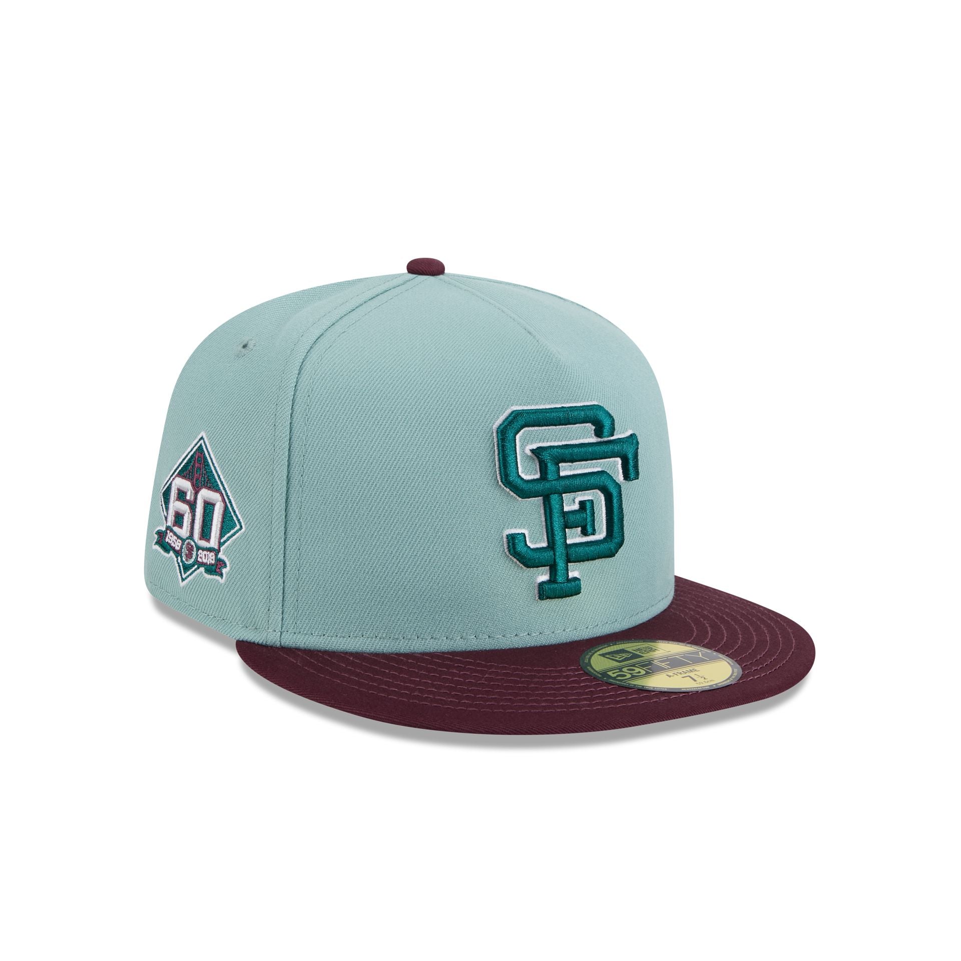 new era Beach Kiss Blue 59FIFTY A-Frame Fitted