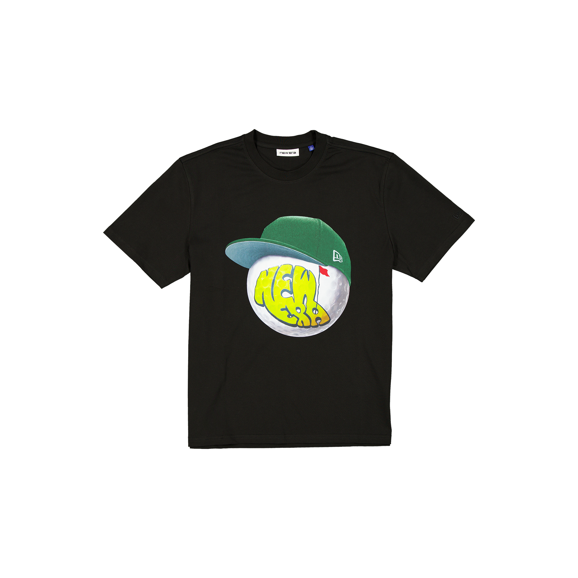 new era Big Head Greens Black T-Shirt