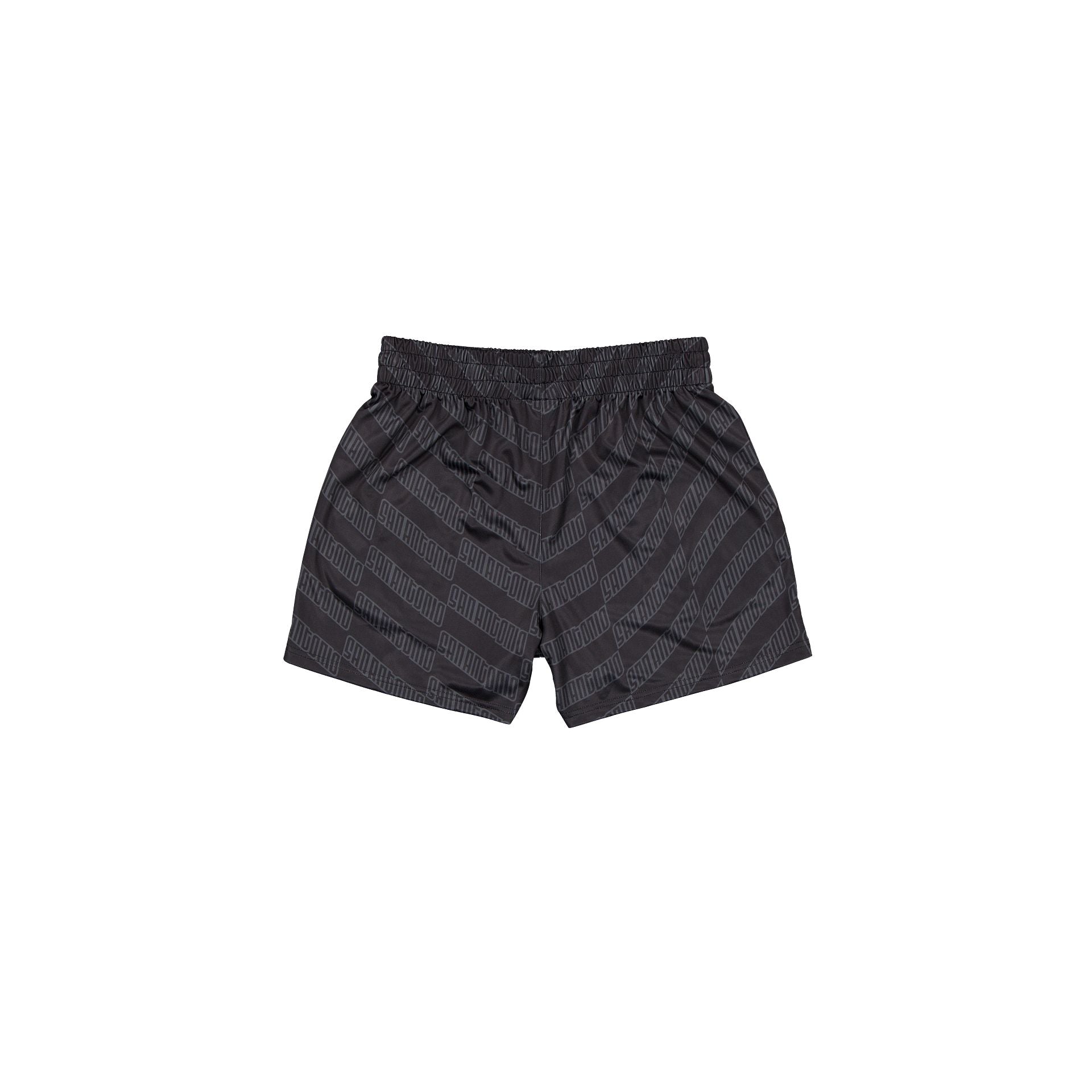 New Era Black All-Over-Print Shorts