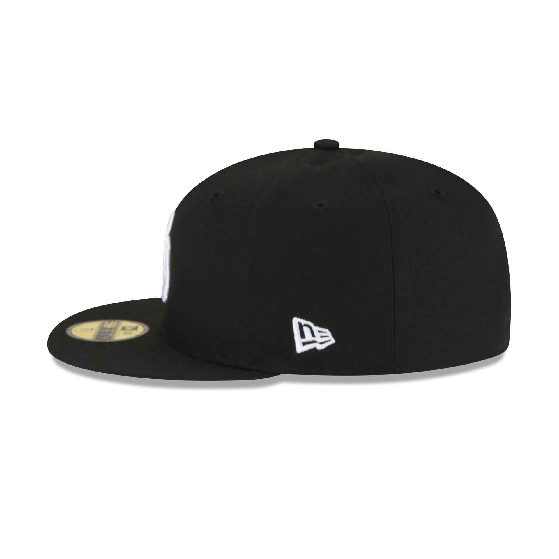 New Era Black And White Basic 59FIFTY Fitted