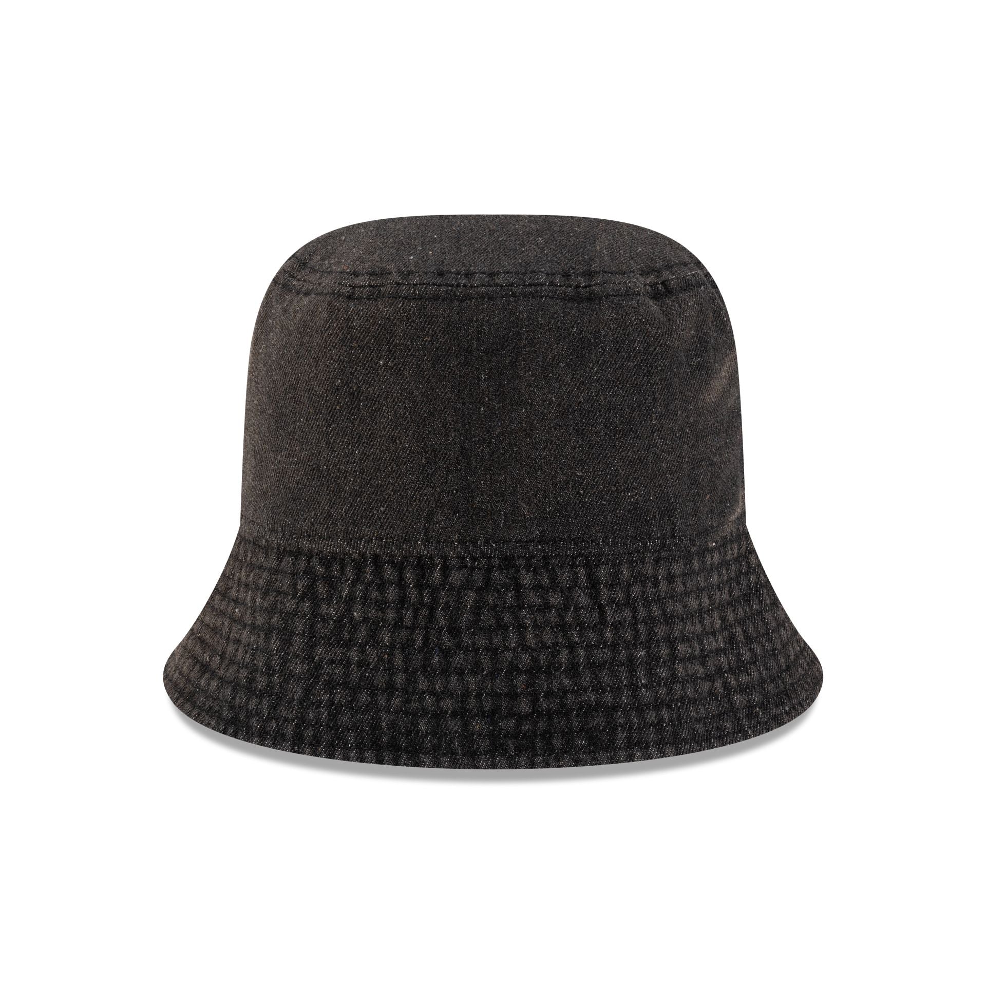 New Era Black Denim Bucket Hat