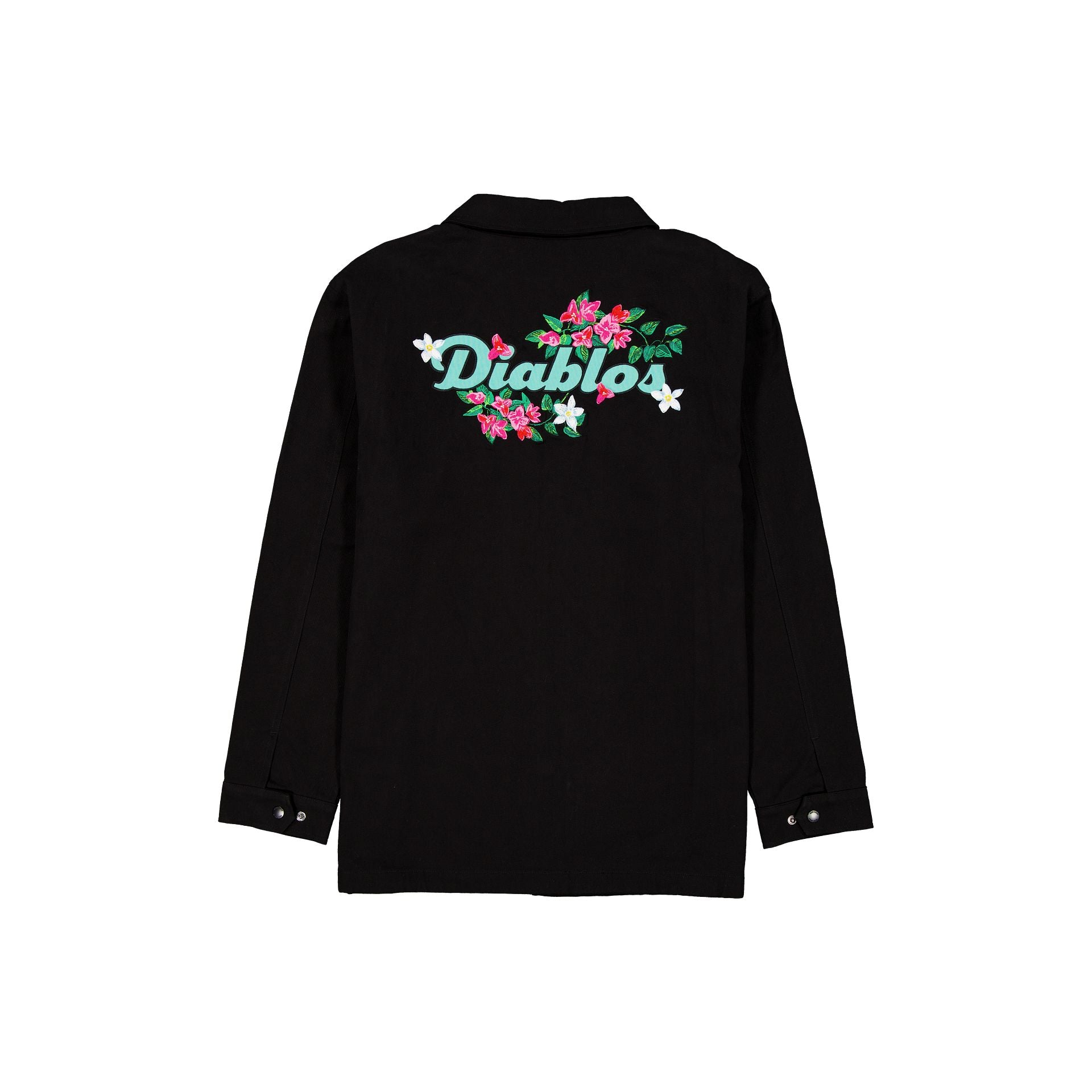 New Era Black Floral Jacket