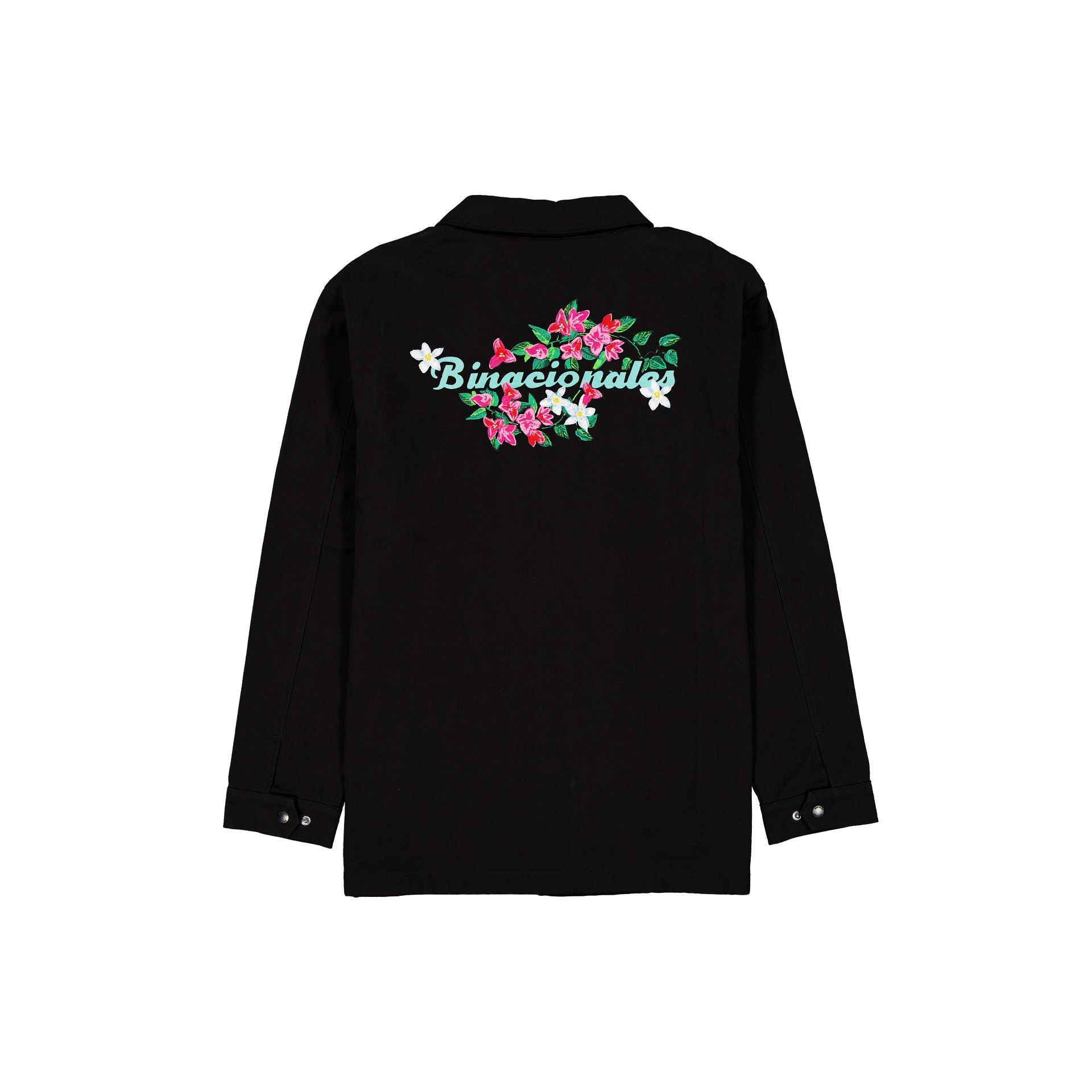 New Era Black Floral Jacket