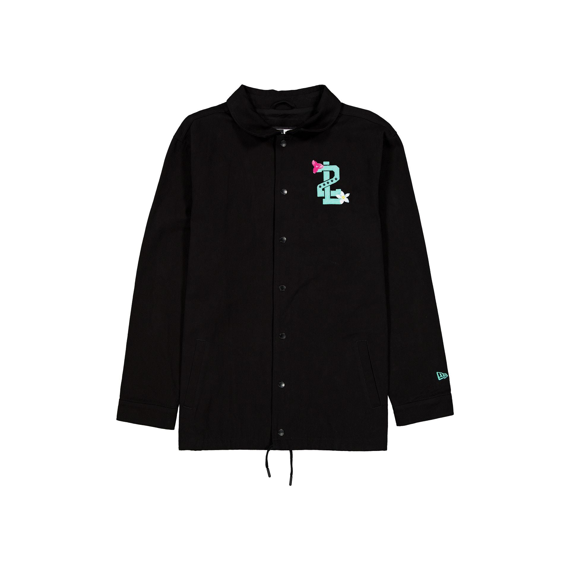 new era Black Floral Jacket