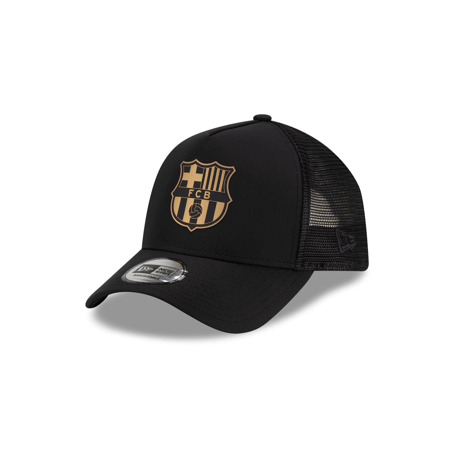 new era Black & Gold 9FORTY A-Frame Trucker