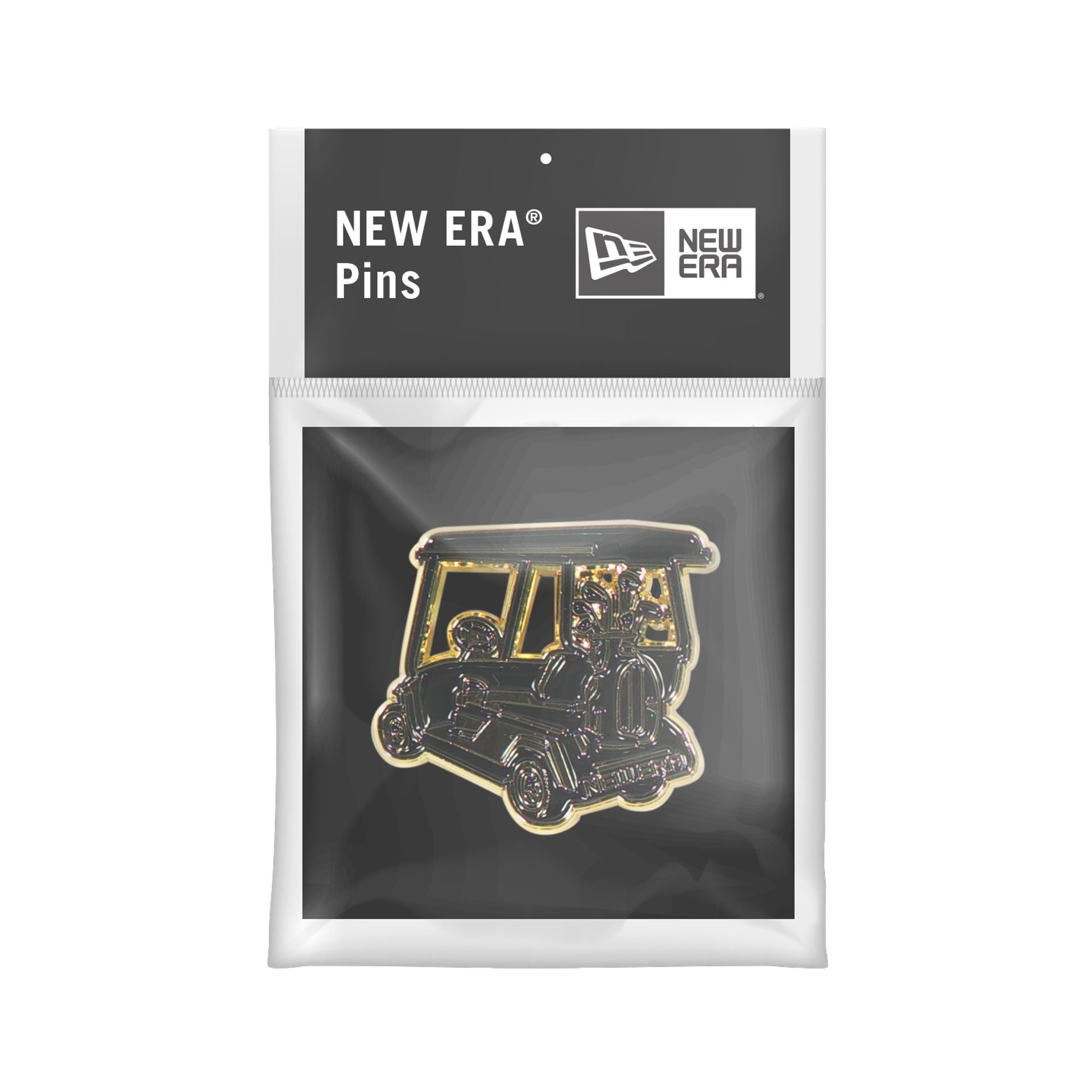 new era Black Gold Golf Cart Pin