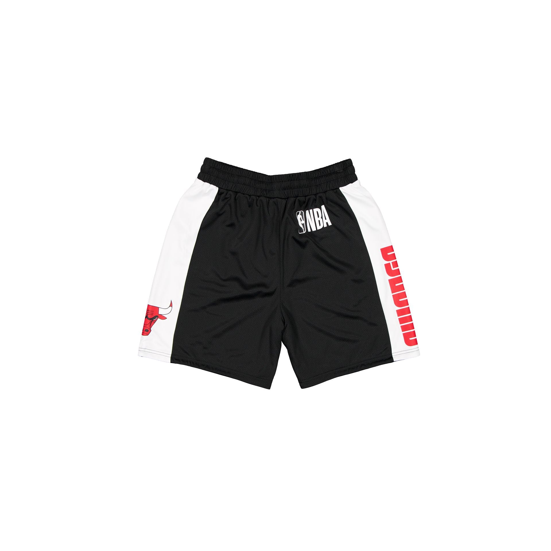 New Era Black Graphic Mesh Shorts