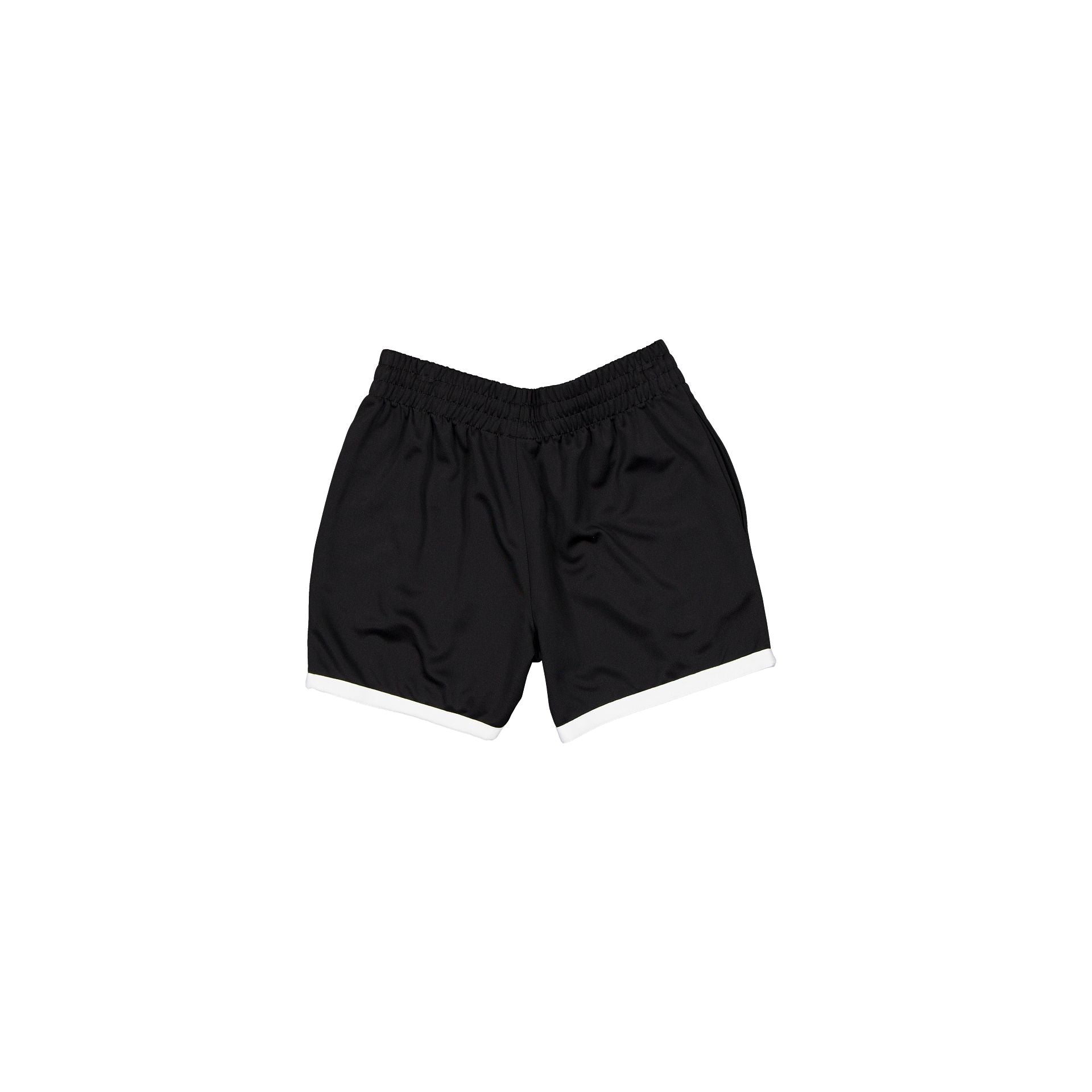 New Era Black Logo Shorts