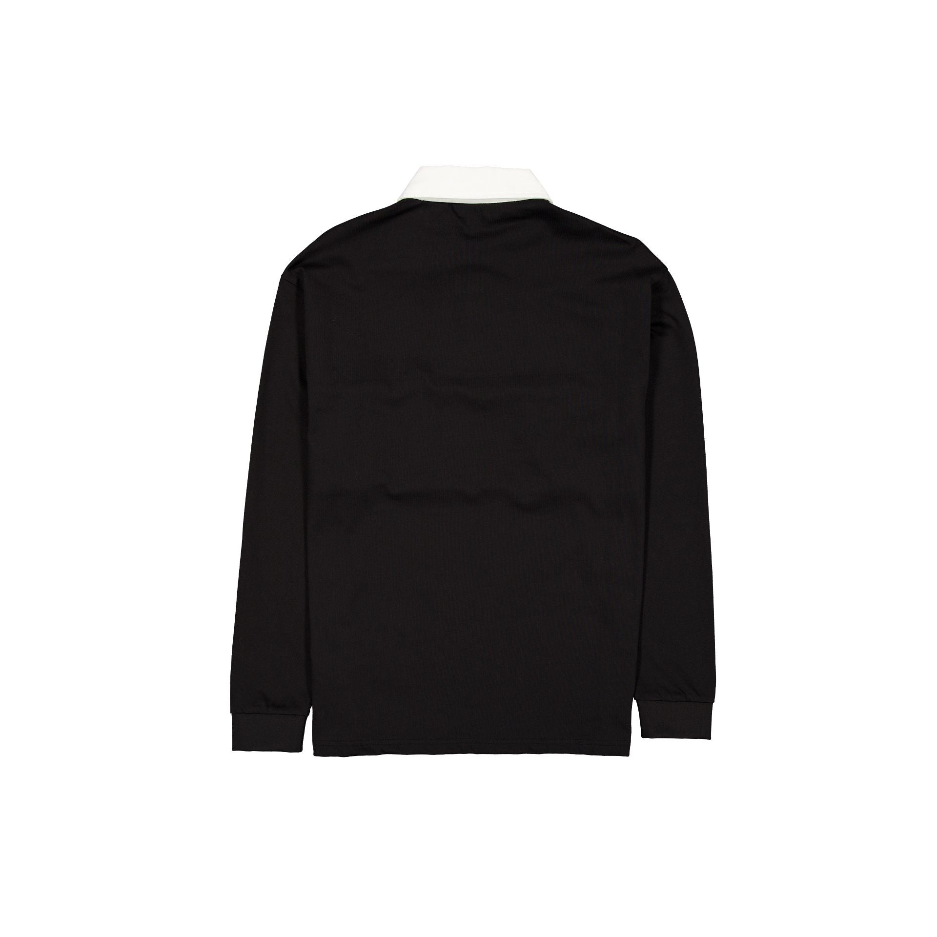 New Era Black Long Sleeve Rugby Shirt
