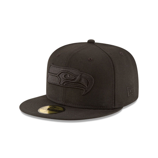 new era Black on Black 59FIFTY Fitted