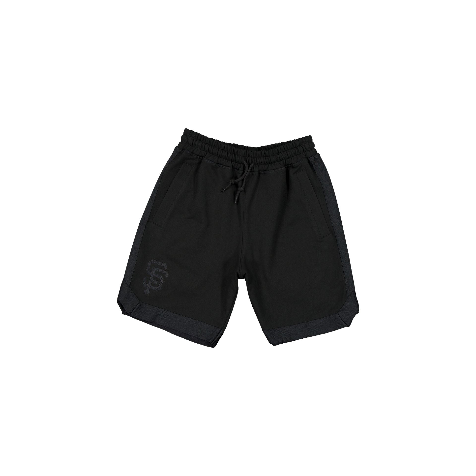new era Black on Black Logo Select Shorts