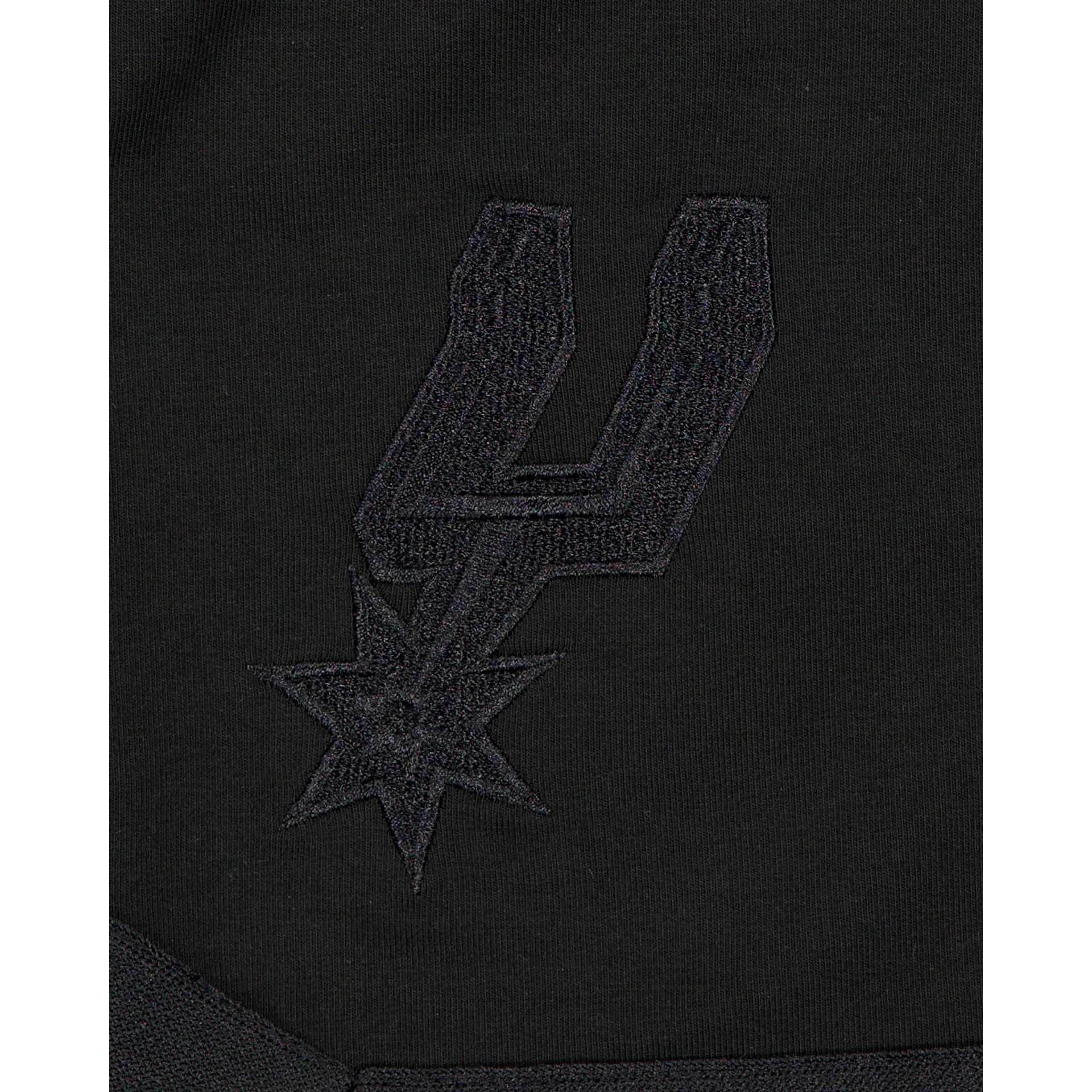 New Era Black On Black Logo Select Shorts