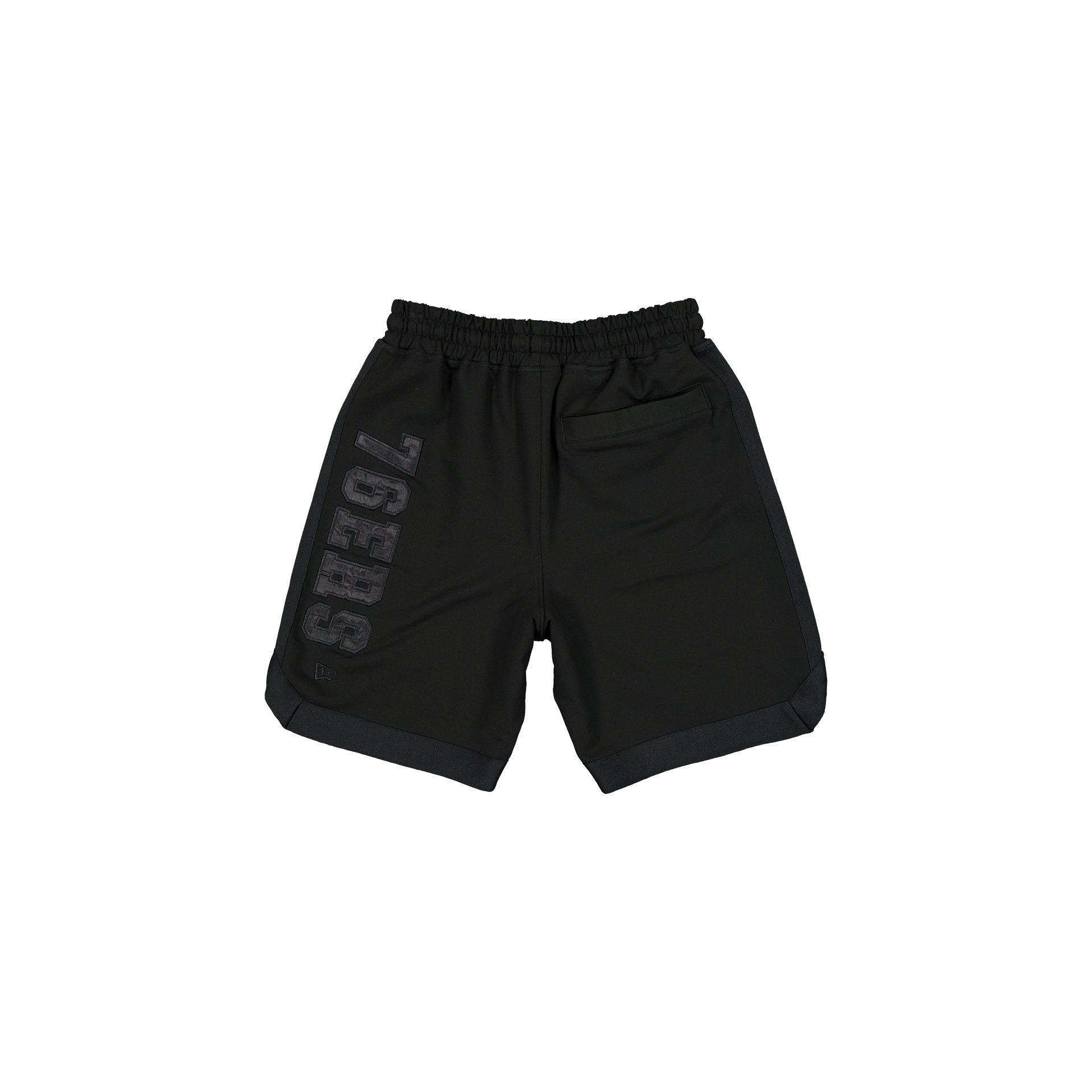 New Era Black On Black Logo Select Shorts