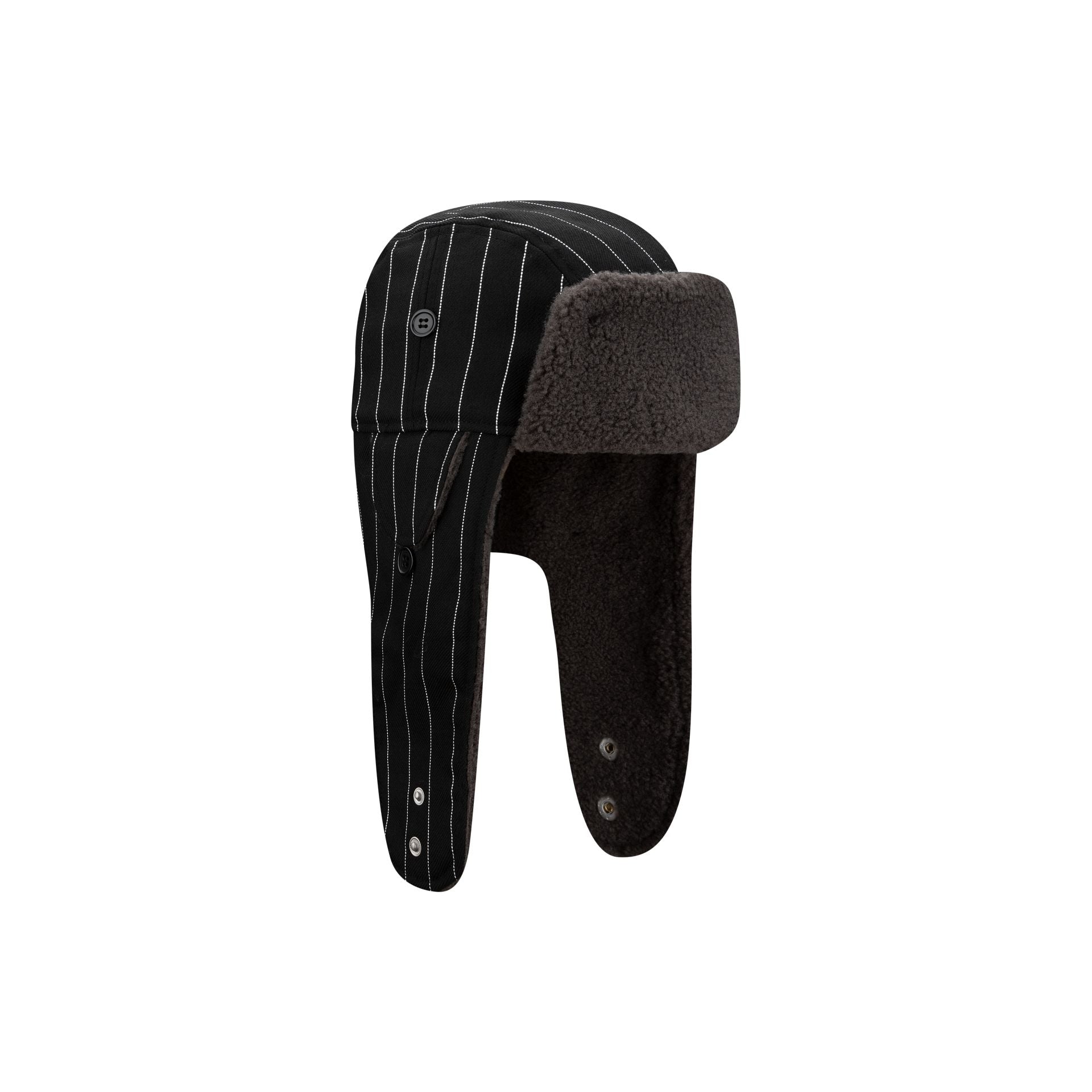 New Era Black Stripe Fashion Trapper