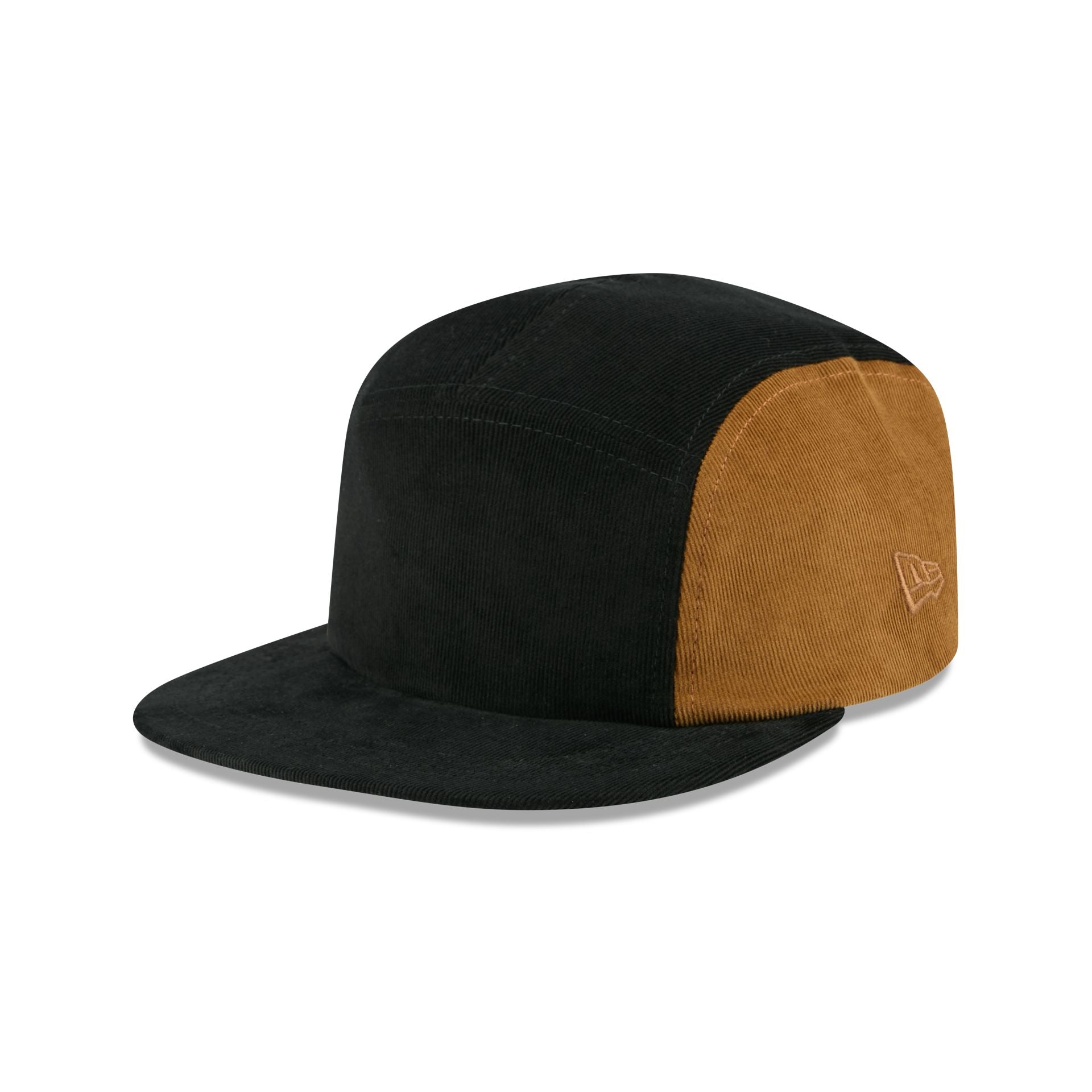 new era Black Tiramisu Cord Camper Strapback