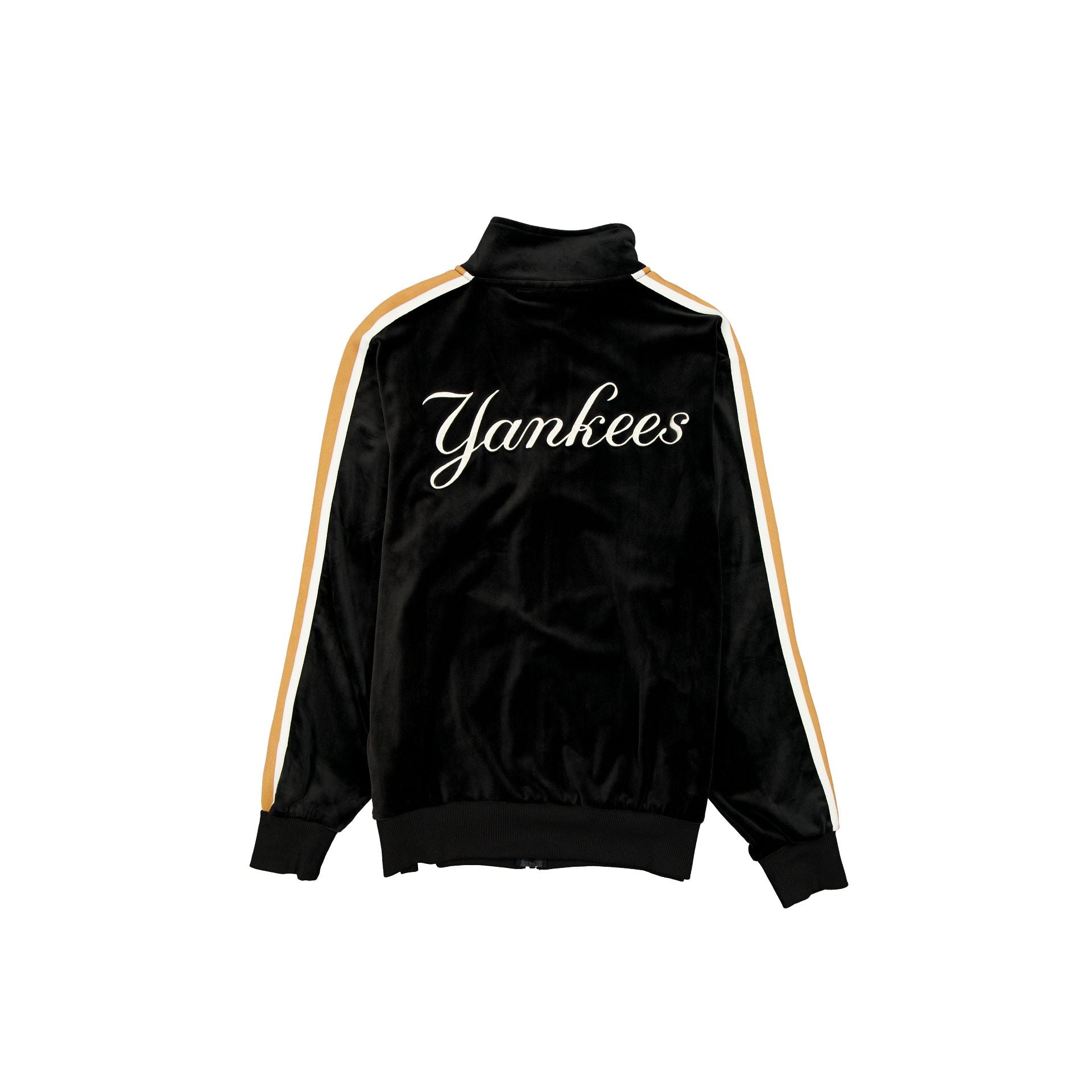 New Era Black Velour Track Jacket