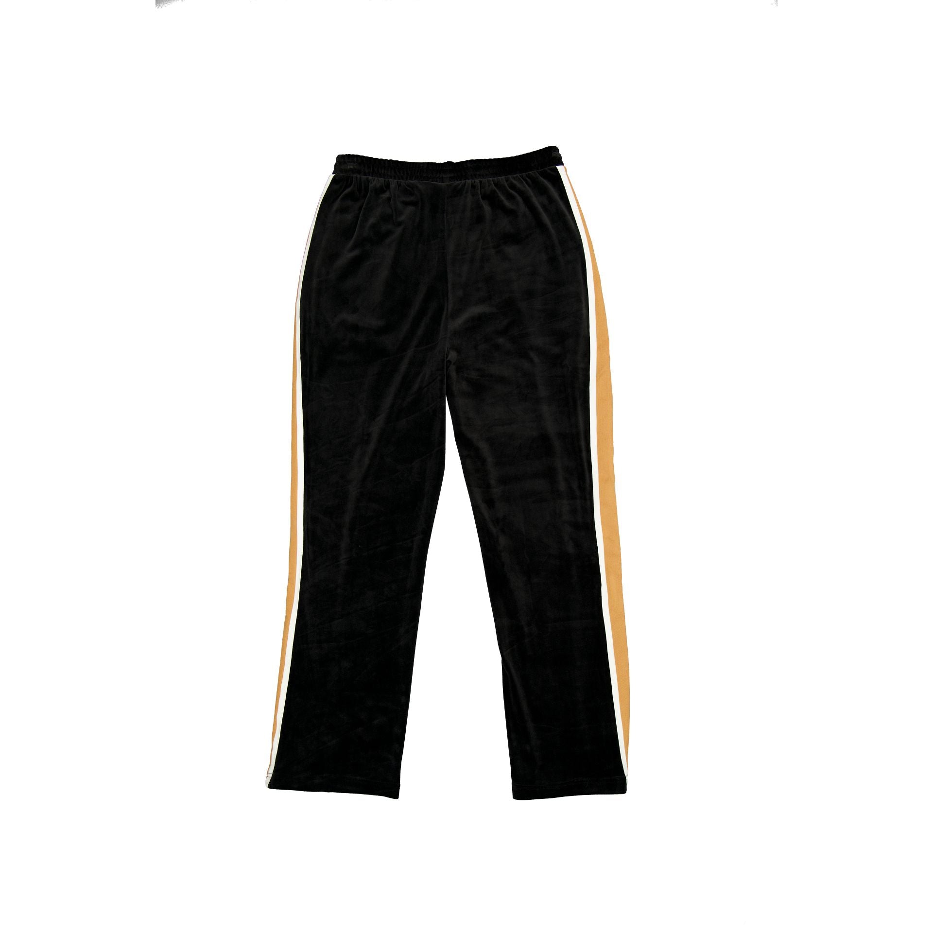 New Era Black Velour Track Pants