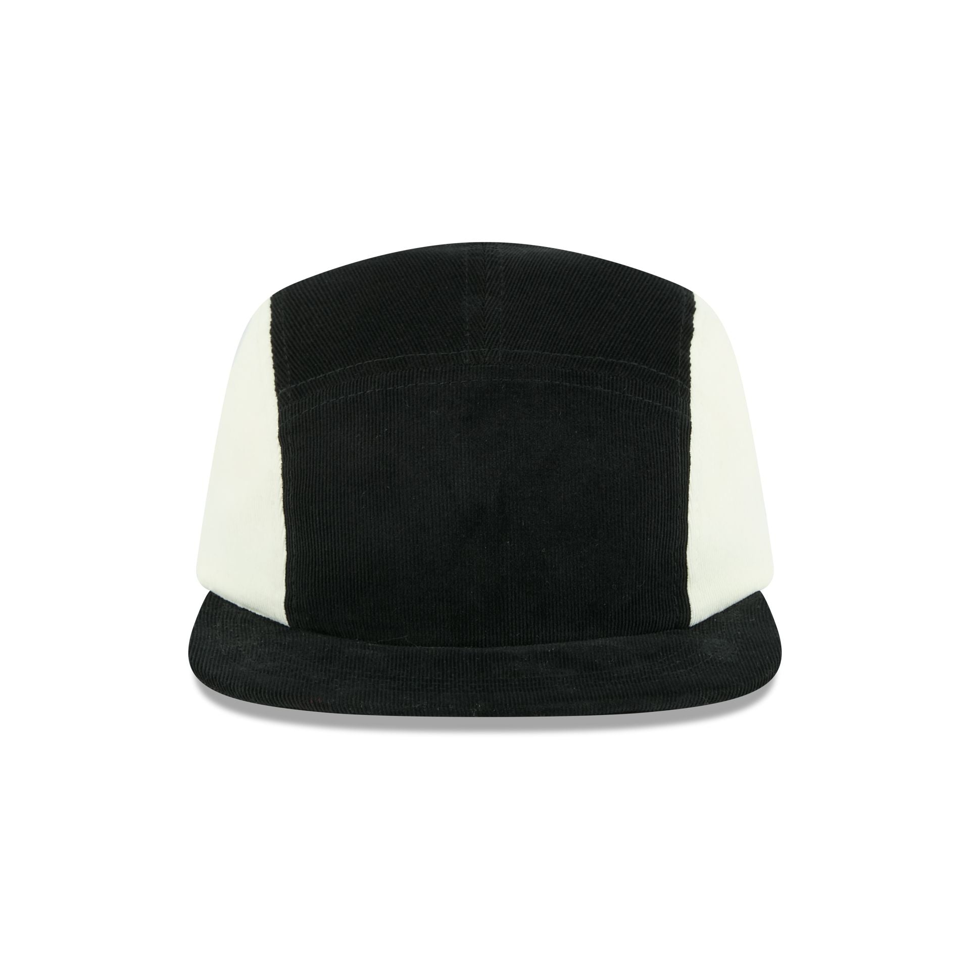 New Era Black White Cord Camper Strapback
