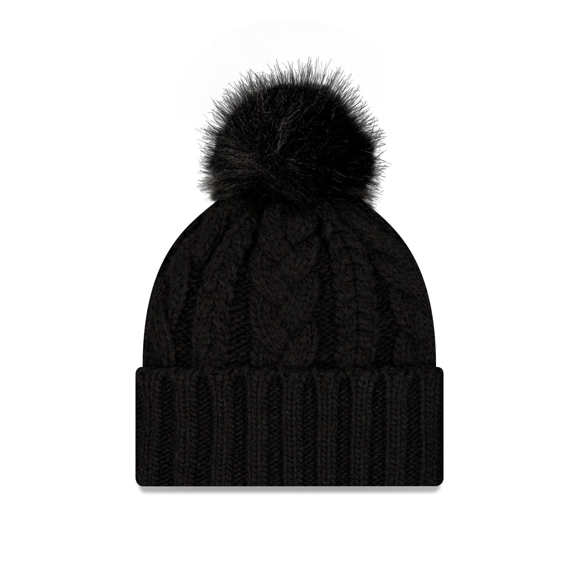 New Era Black Women's Pom Knit