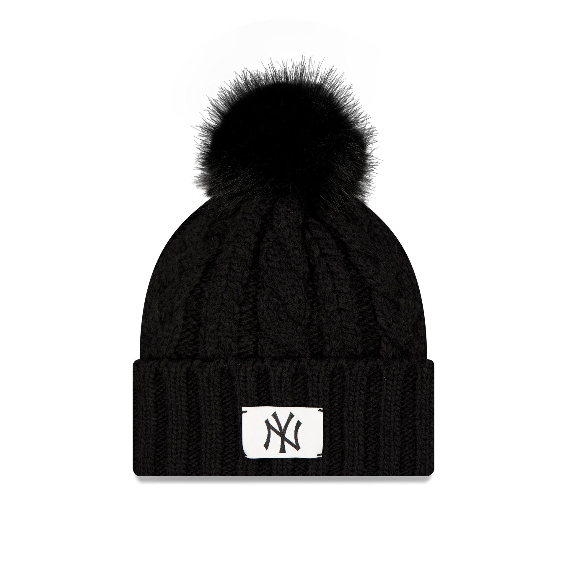 new era Black Women's Pom Knit