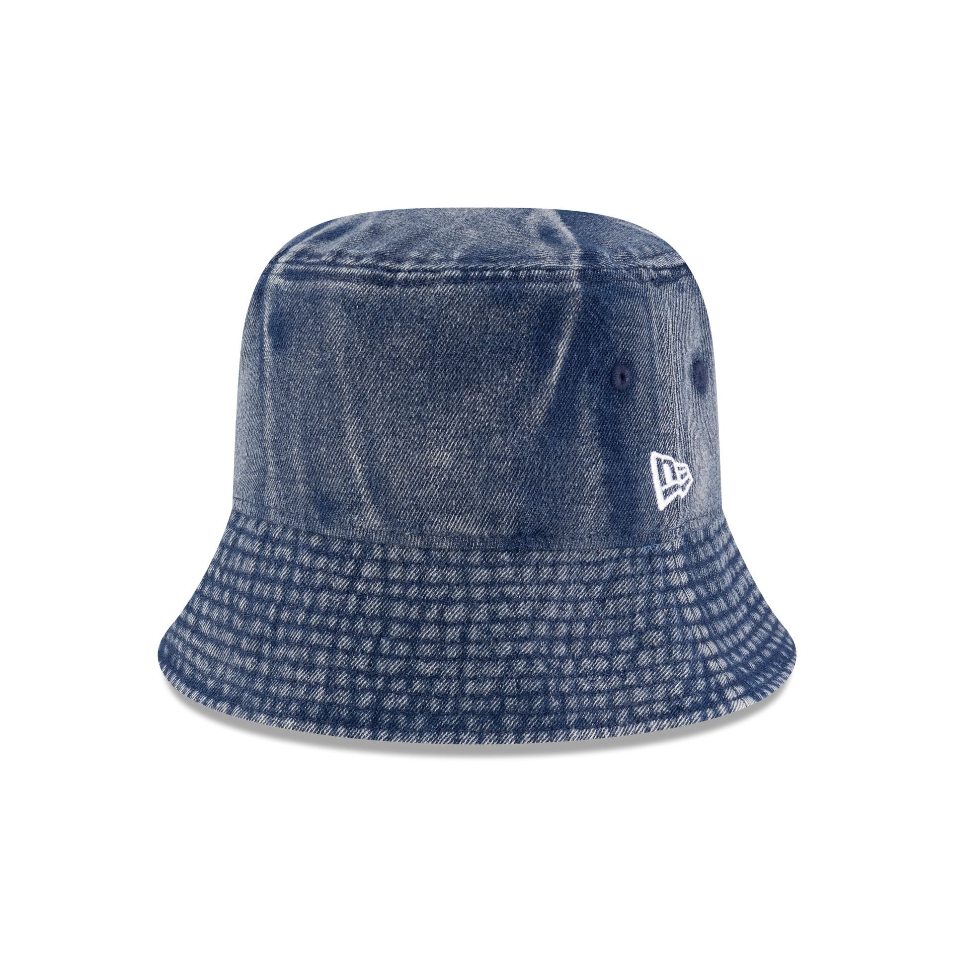 New Era Blue Denim Bucket Hat