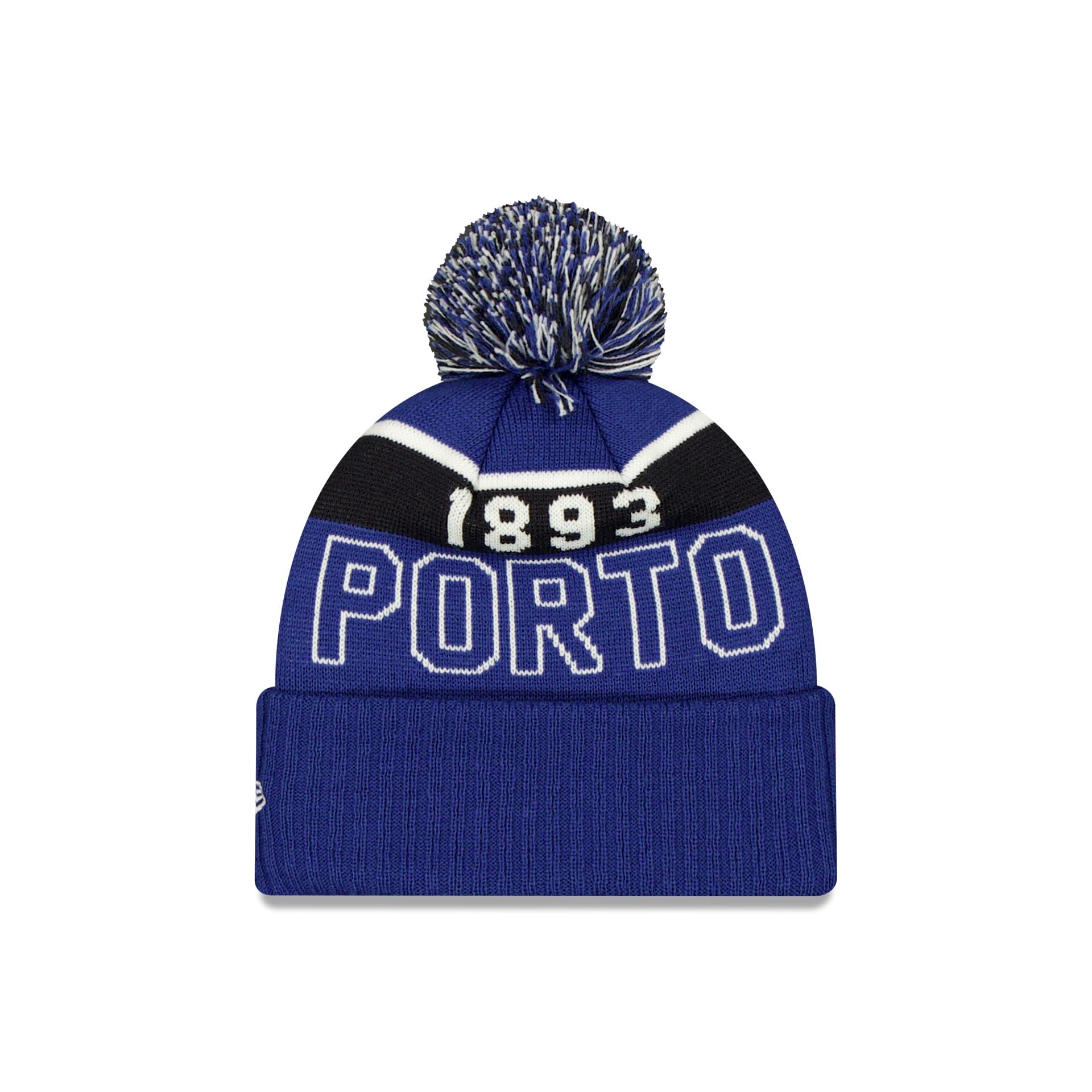 New Era Blue Pom Knit