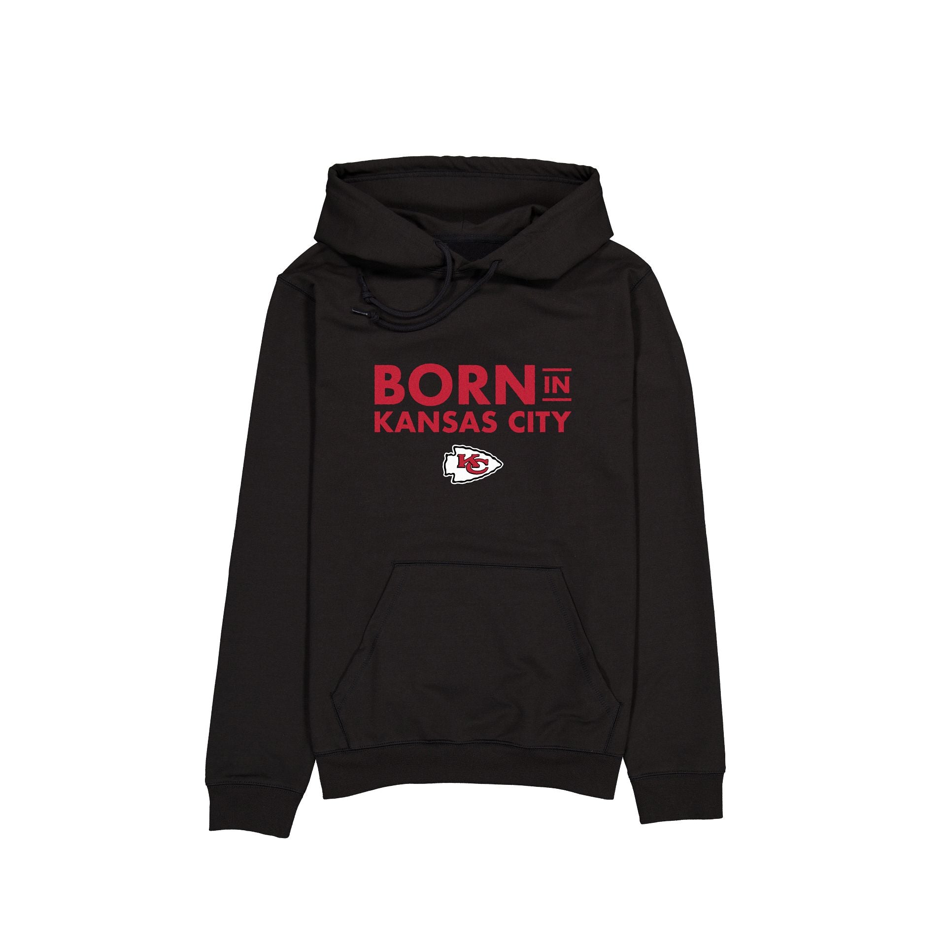 new era Born in Kansas City Black Hoodie