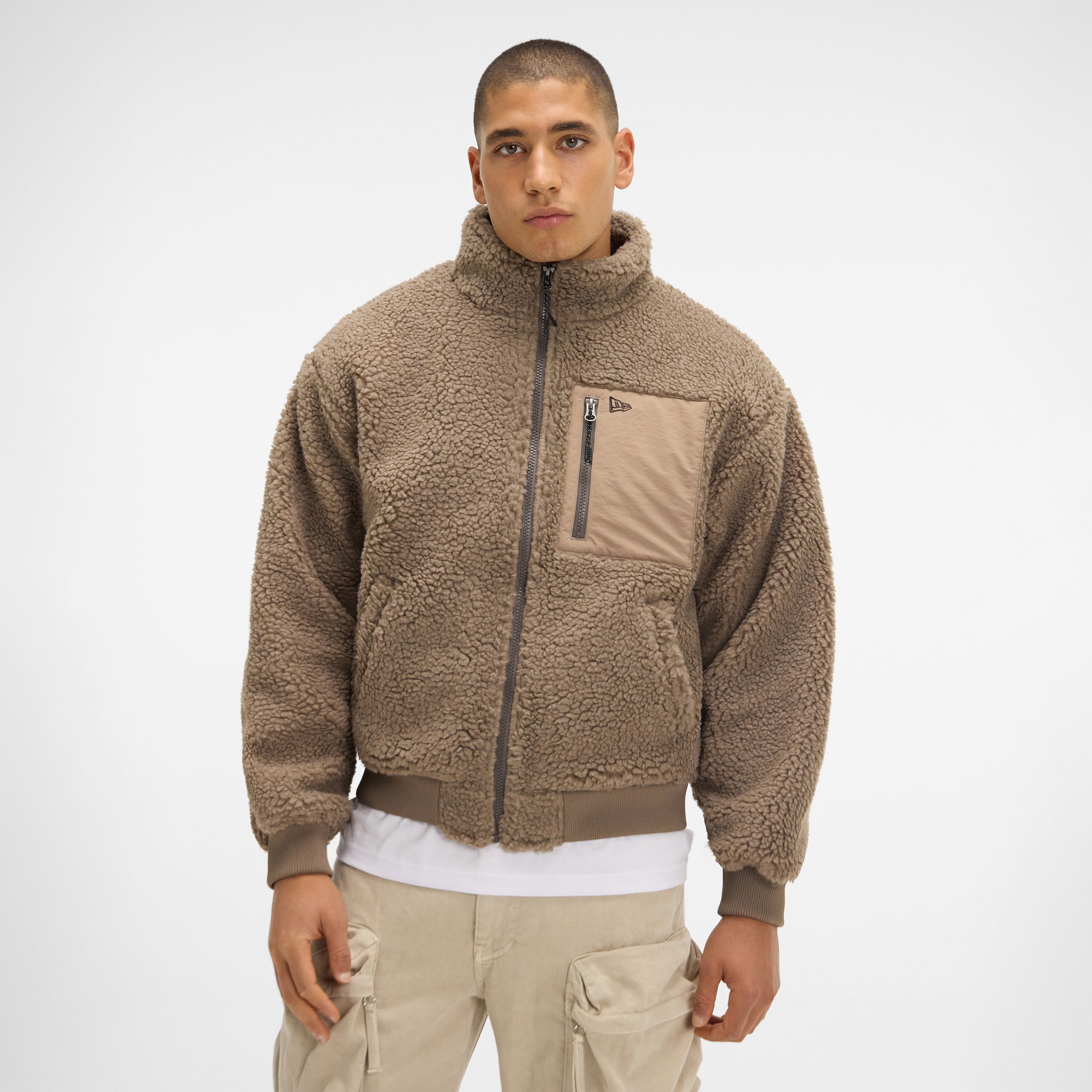 New Era Brown Boa Jacket