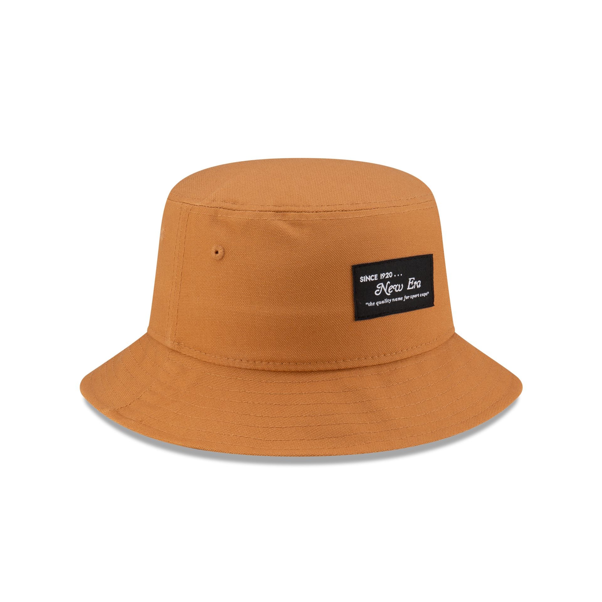 New Era Brown Duck Canvas Bucket Hat