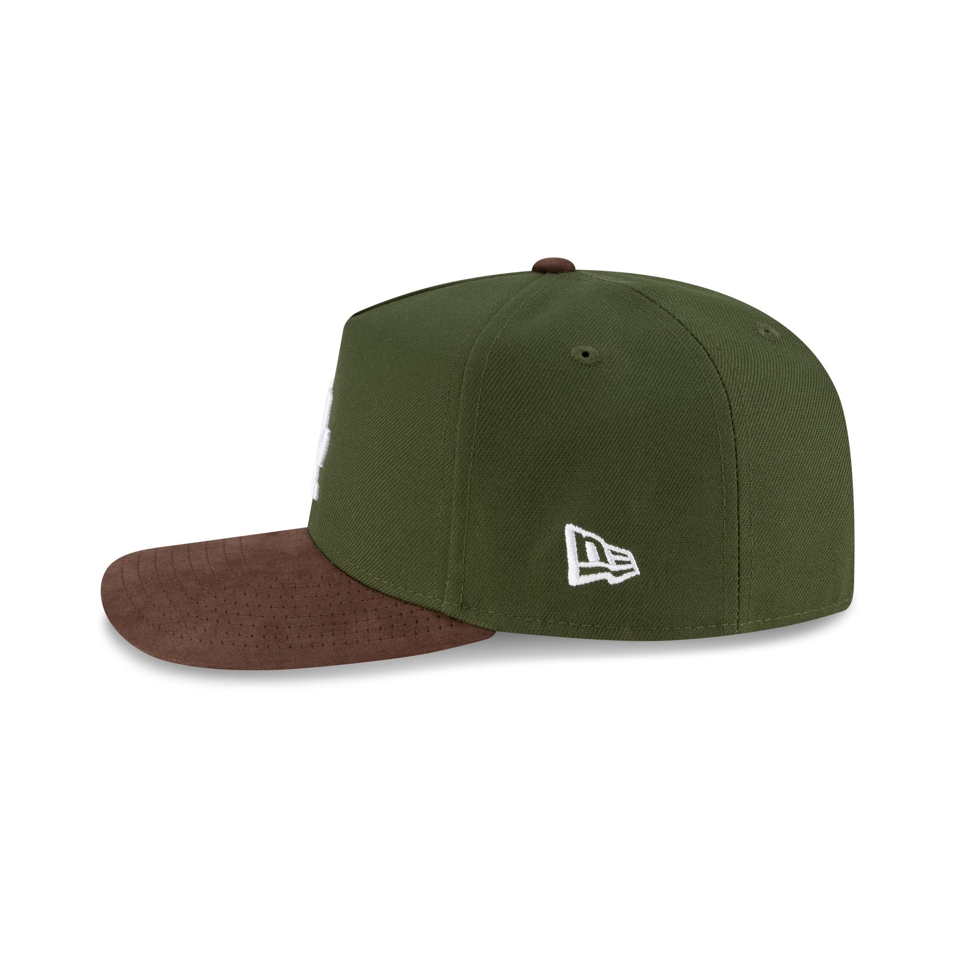 New Era Brown Suede Visor 9FORTY A-Frame Snapback